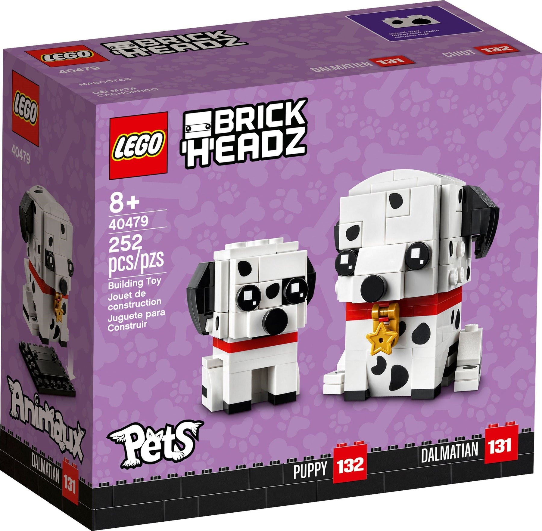 LEGO 40479 Dalmatian Dog & Puppy BrickHeadz Set - SuperSaverAU - view 1