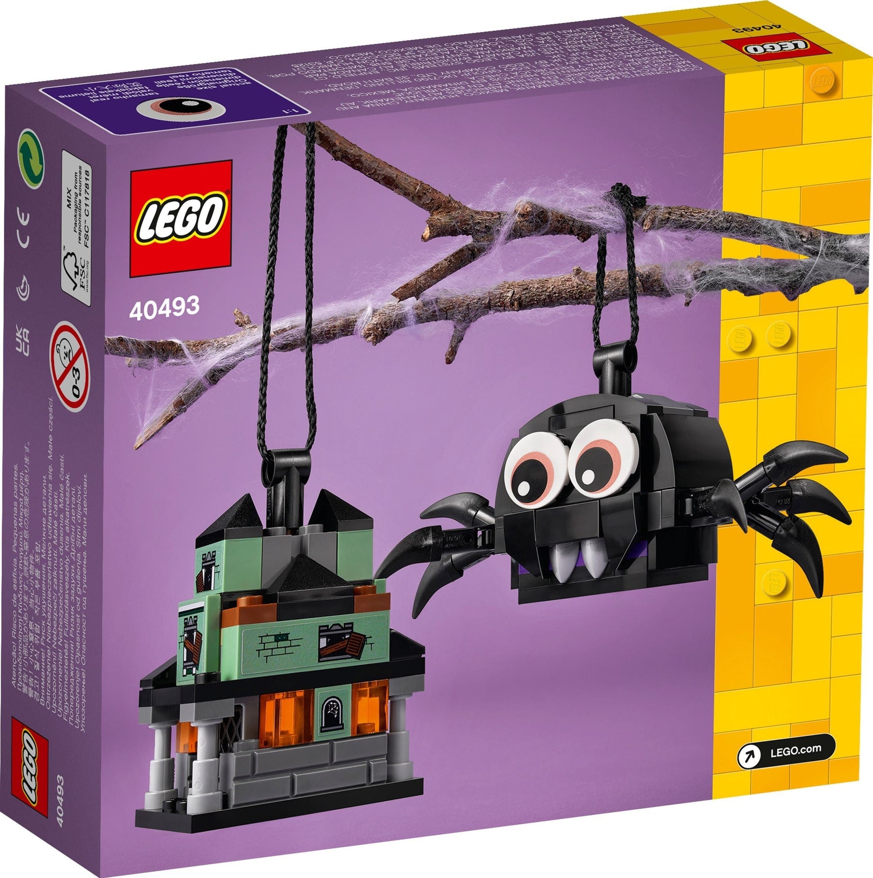 LEGO 40493 Spider & Haunted House Pack - SuperSaverAU - view 2