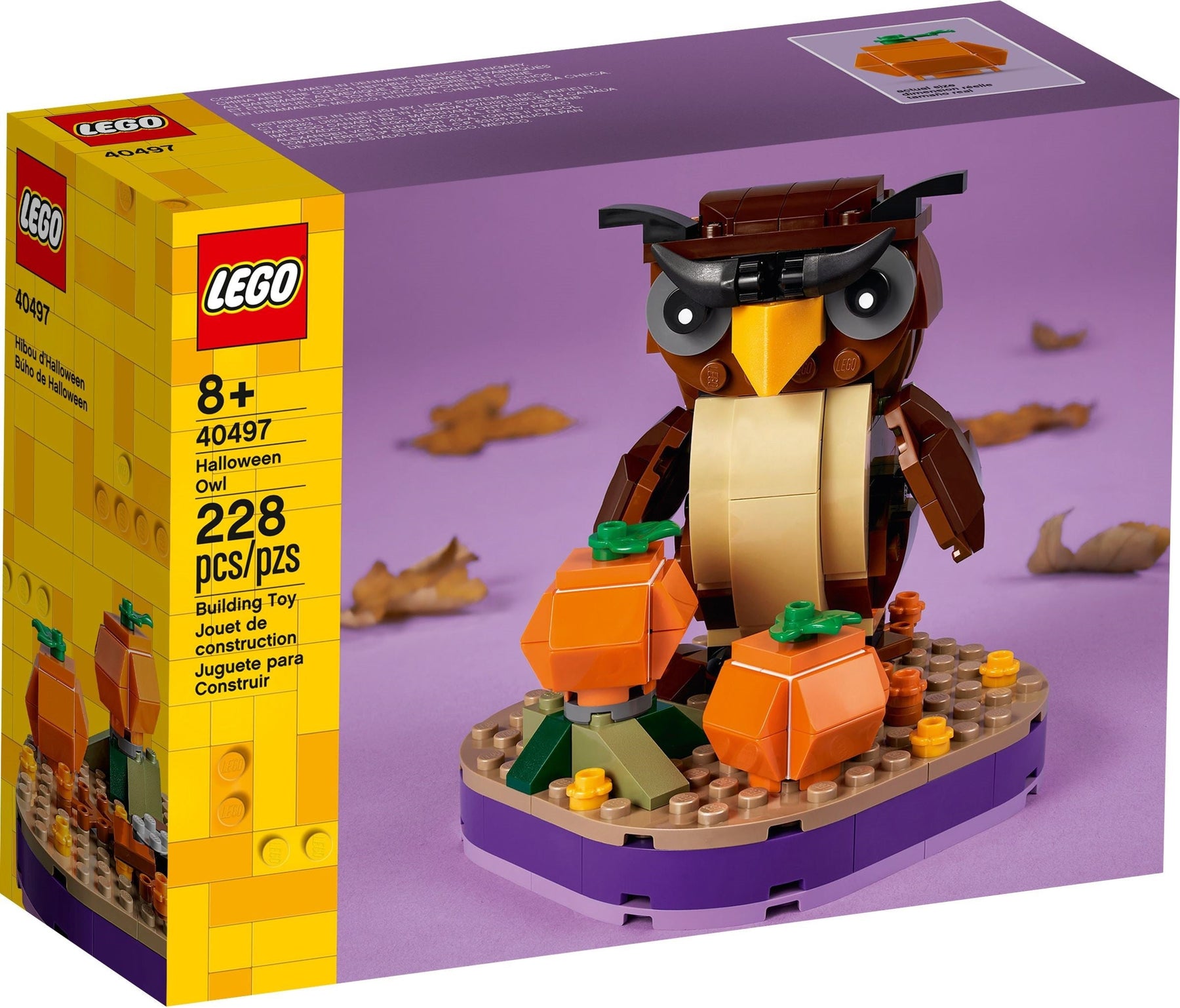 LEGO 40497 Halloween Owl Set - SuperSaverAU - view 1