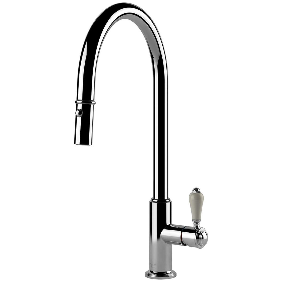 Turner Hastings Novi 85 Double Bowl Butler Sink Pack - Chrome Ludlow Pull Out Mixer Tap - PKG018