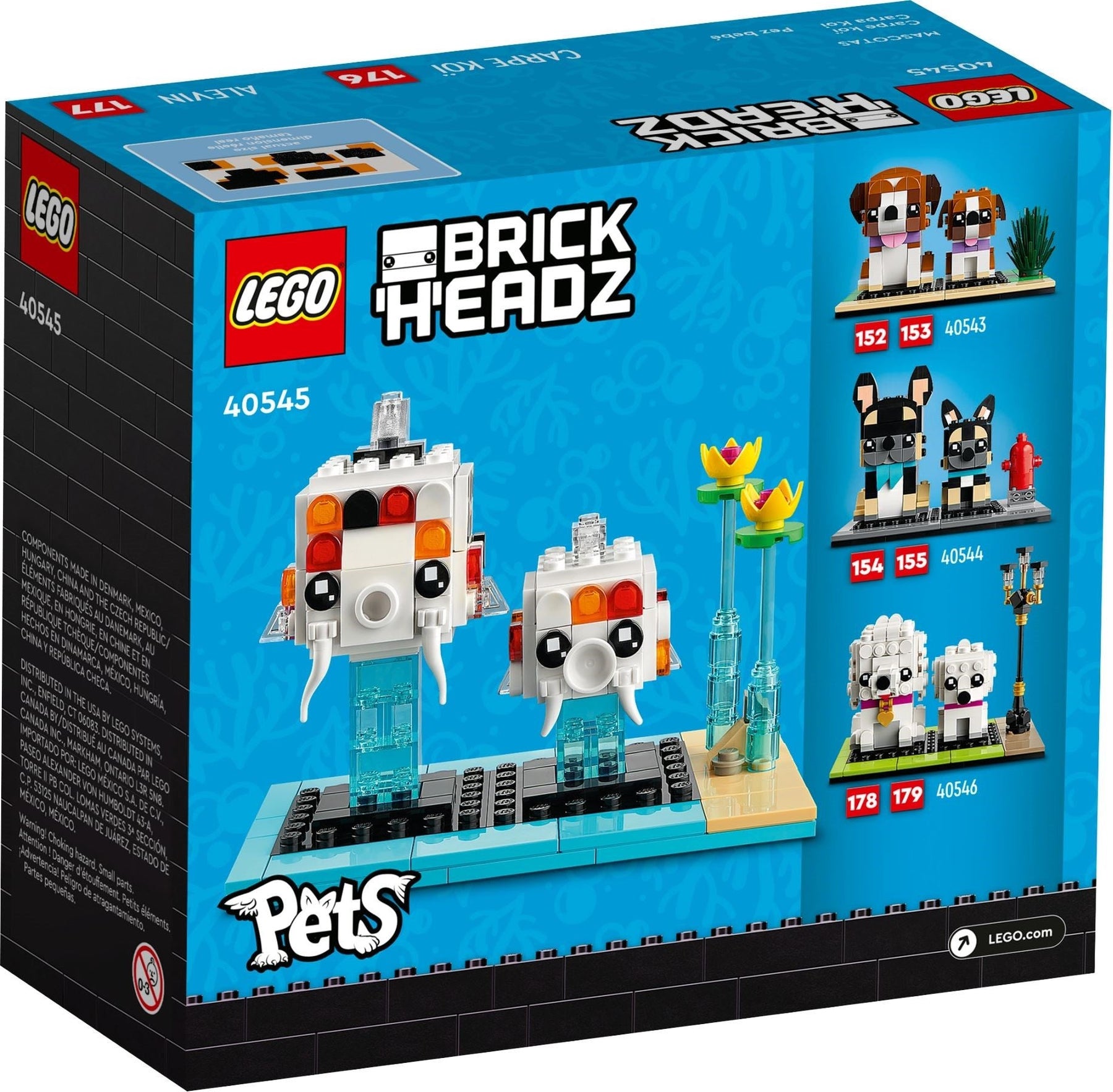 LEGO 40545 BrickHeadz Koi Fish - Buildable Pet Set - SuperSaverAU - view 5