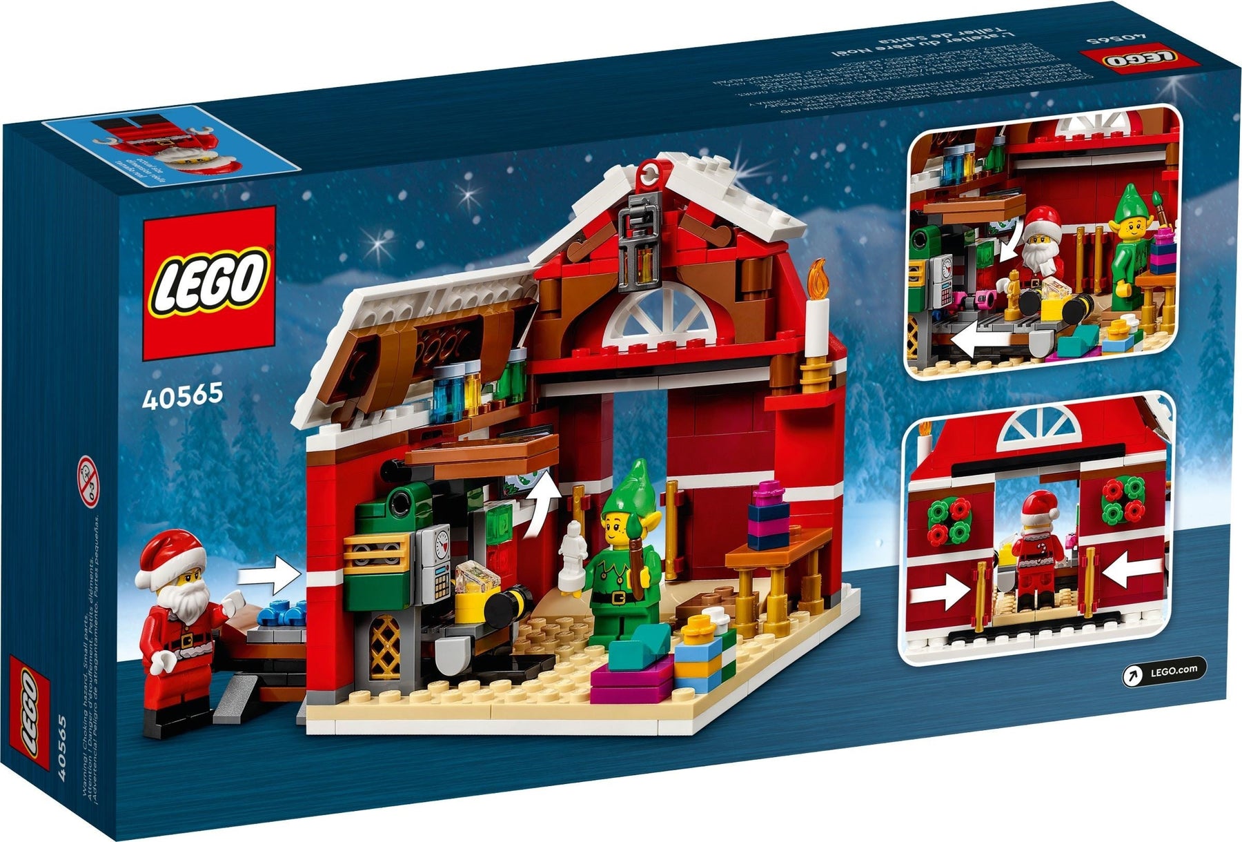 LEGO 40565 Santa's Workshop Christmas Set - SuperSaverAU - view 2