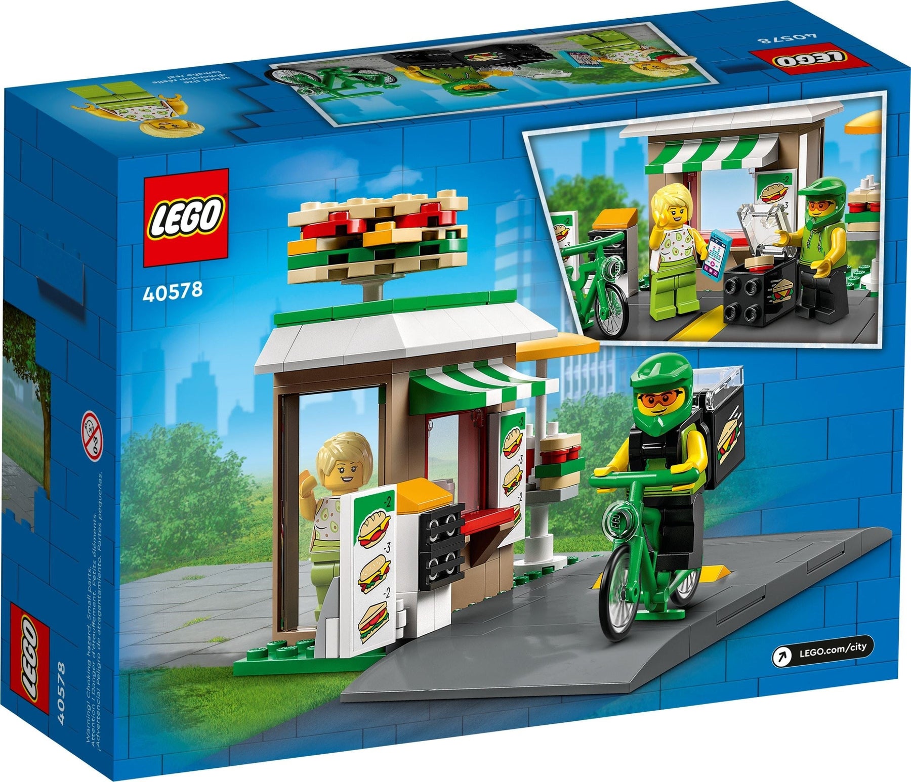 LEGO 40578 City Sandwich Shop - SuperSaverAU - view 2