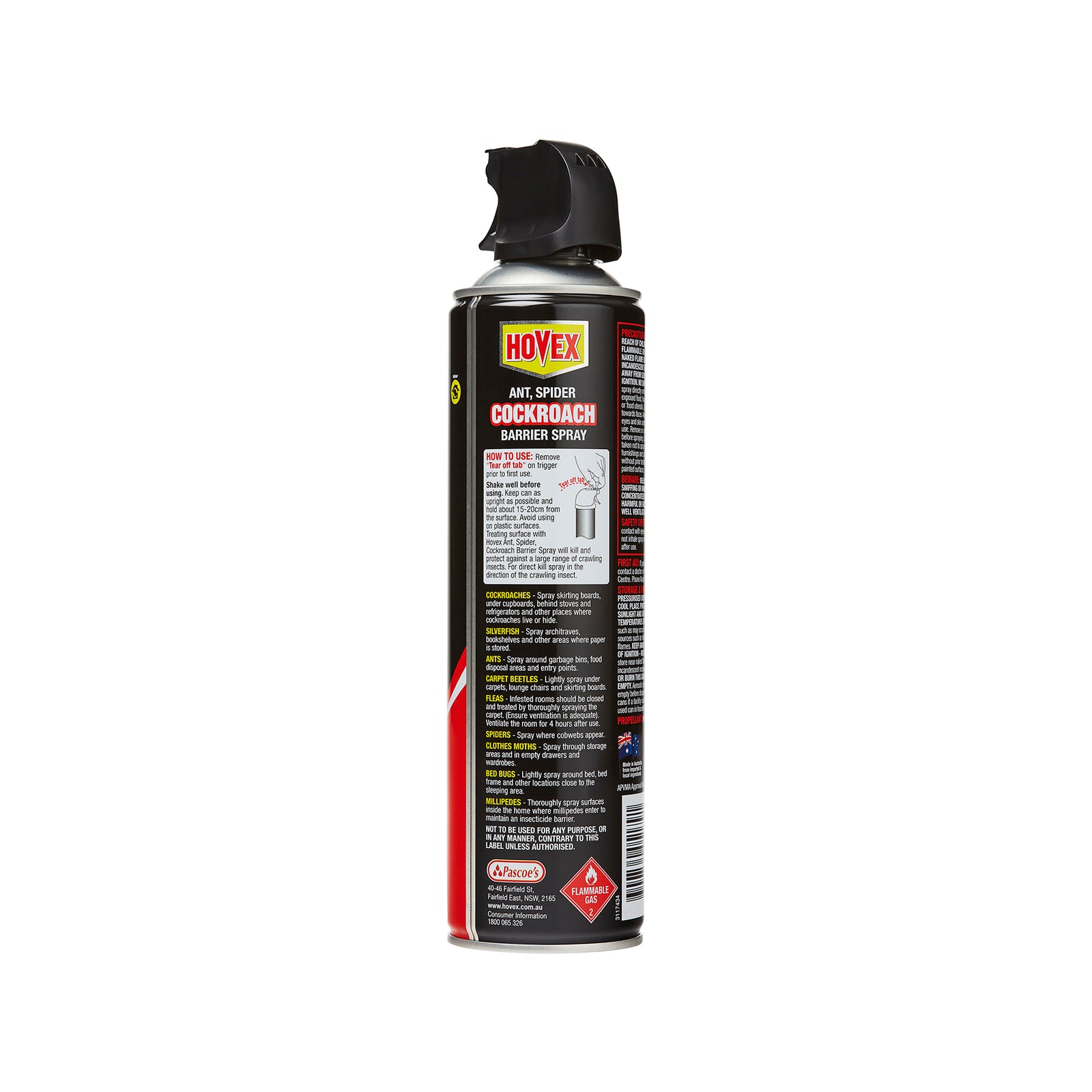 Hovex 350g Ant Spider Cockroach Barrier Spray Indoor