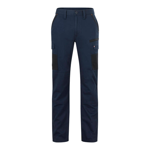 Citeco Navy Cotton Stretch Cargo Pants - 245gsm Twill, Size 92R