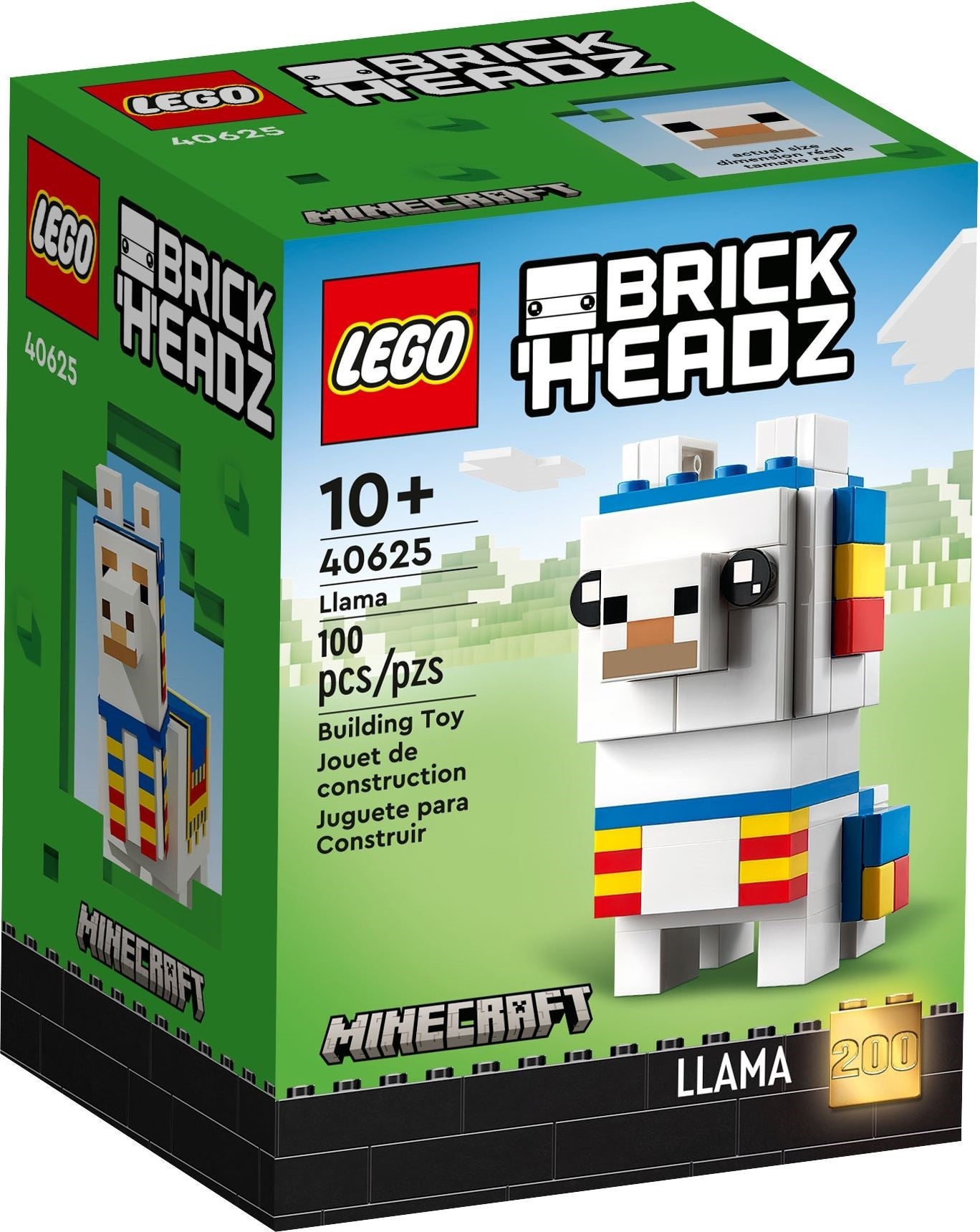 LEGO Minecraft 40625 Llama BrickHeadz Set - SuperSaverAU - view 1