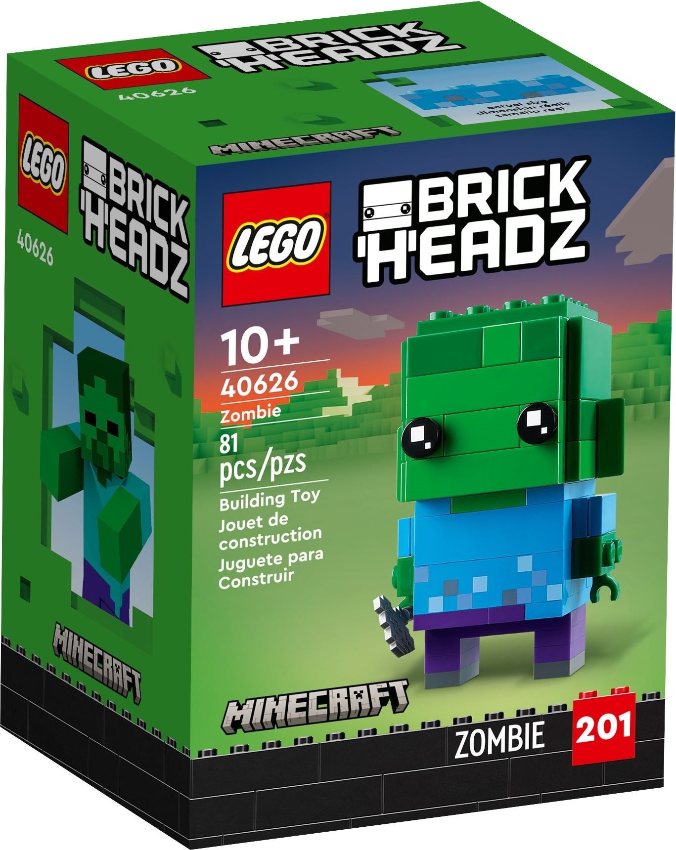 LEGO BrickHeadz Zombie 40626 - SuperSaverAU - view 1