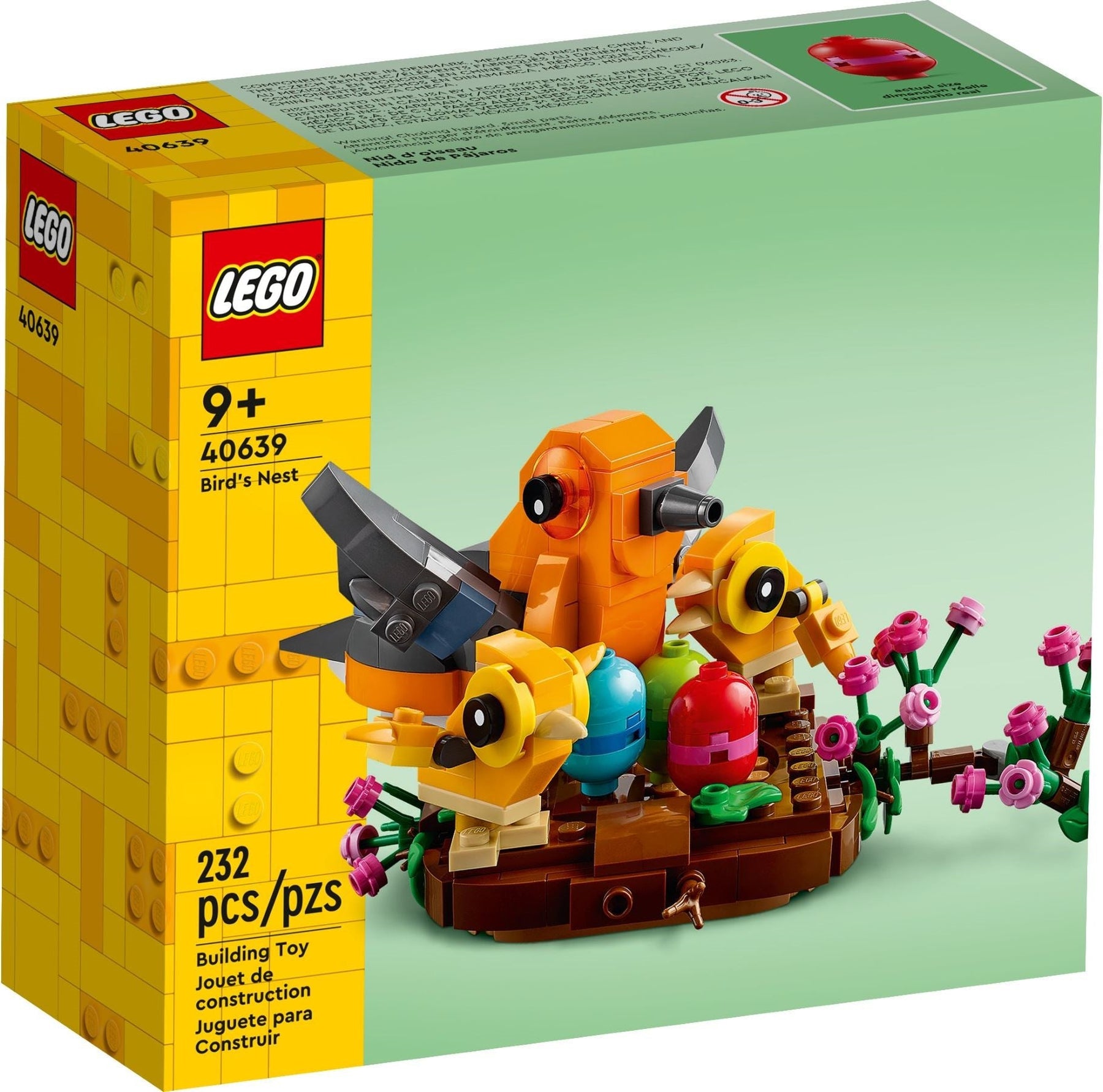 LEGO 40639 Bird’s Nest – Springtime Animal Display Model - SuperSaverAU - view 1