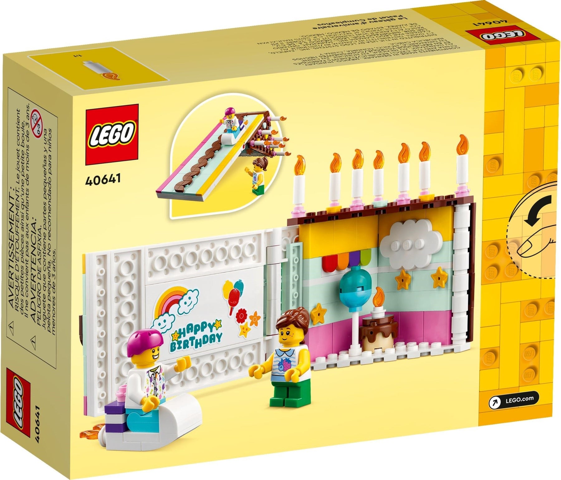 LEGO 40641 Birthday Cake – Celebration Display Model - SuperSaverAU - view 2