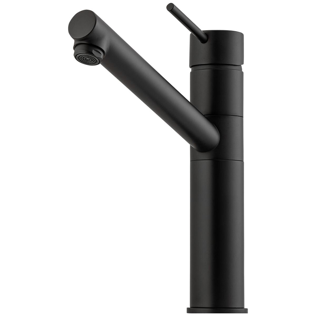 Oliveri mixer tap with swivel spout - matte black finish - 5 star WELS rating - 10 year warranty - VE590FMB