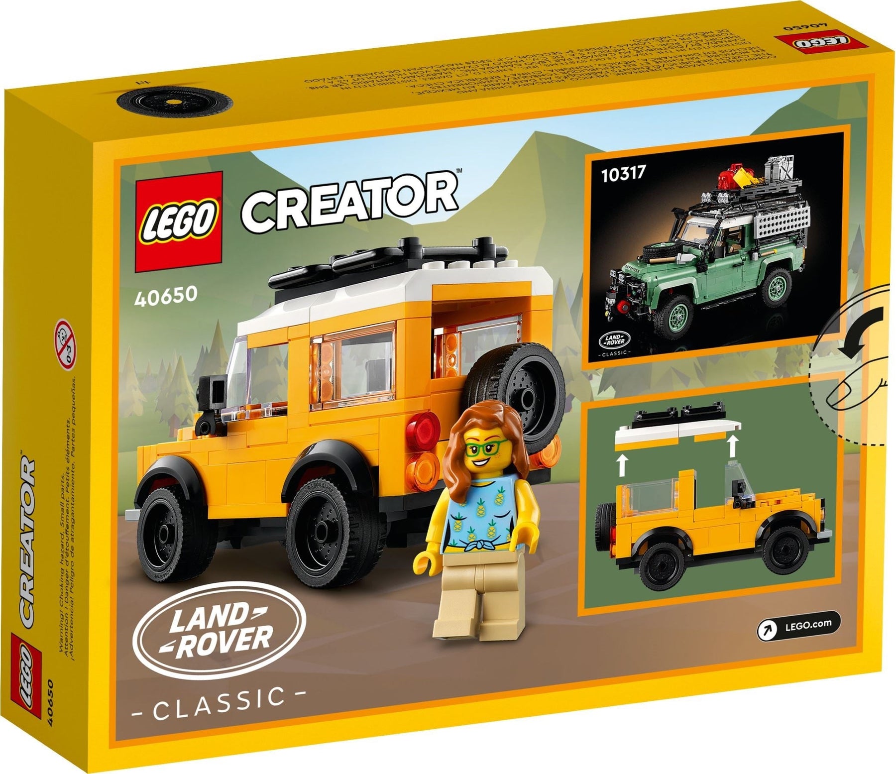 LEGO 40650 Land Rover Classic Defender – Iconic Off-Road Adventure Playset - SuperSaverAU - view 2