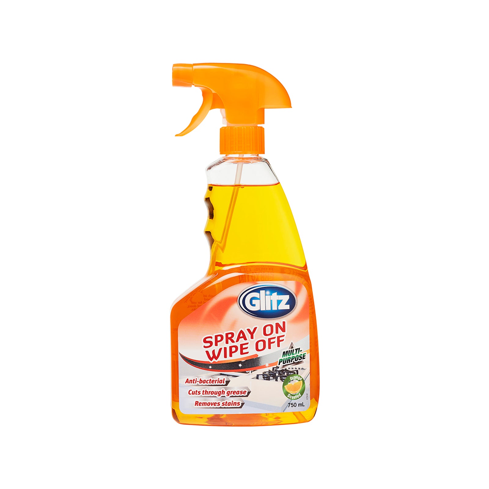 Glitz 750ml Spray On Wipe Off Antibacterial Cleaner
