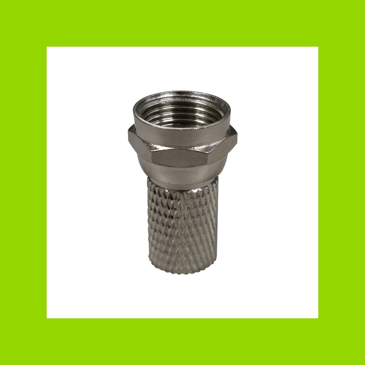 Antsig F59 Twist-On Plug RG6 Cable 10 Pack Nickel Plated Easy Install - SuperSaverAU - view 2