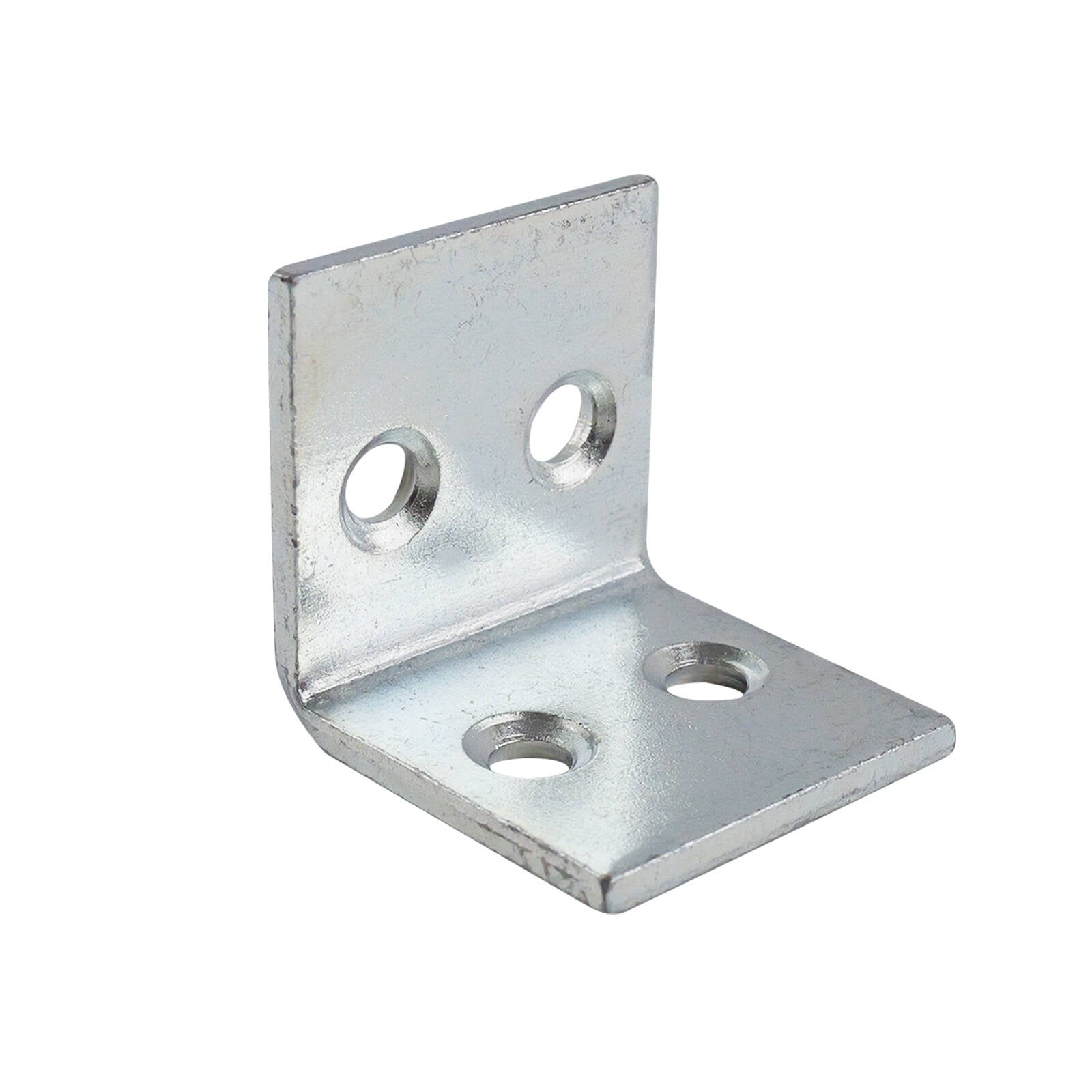 Carinya 40 x 40 x 40 x 3.5mm Zinc Plated Steel Reinforcing Angle Bracket - 4 Pack, 150kg