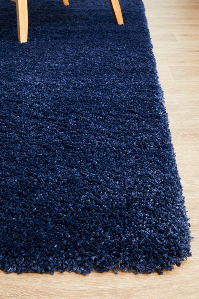 Rug Culture Laguna small denim rug 170x120cm - power loomed polypropylene, 40mm pile - LGN-DENIM-170X120