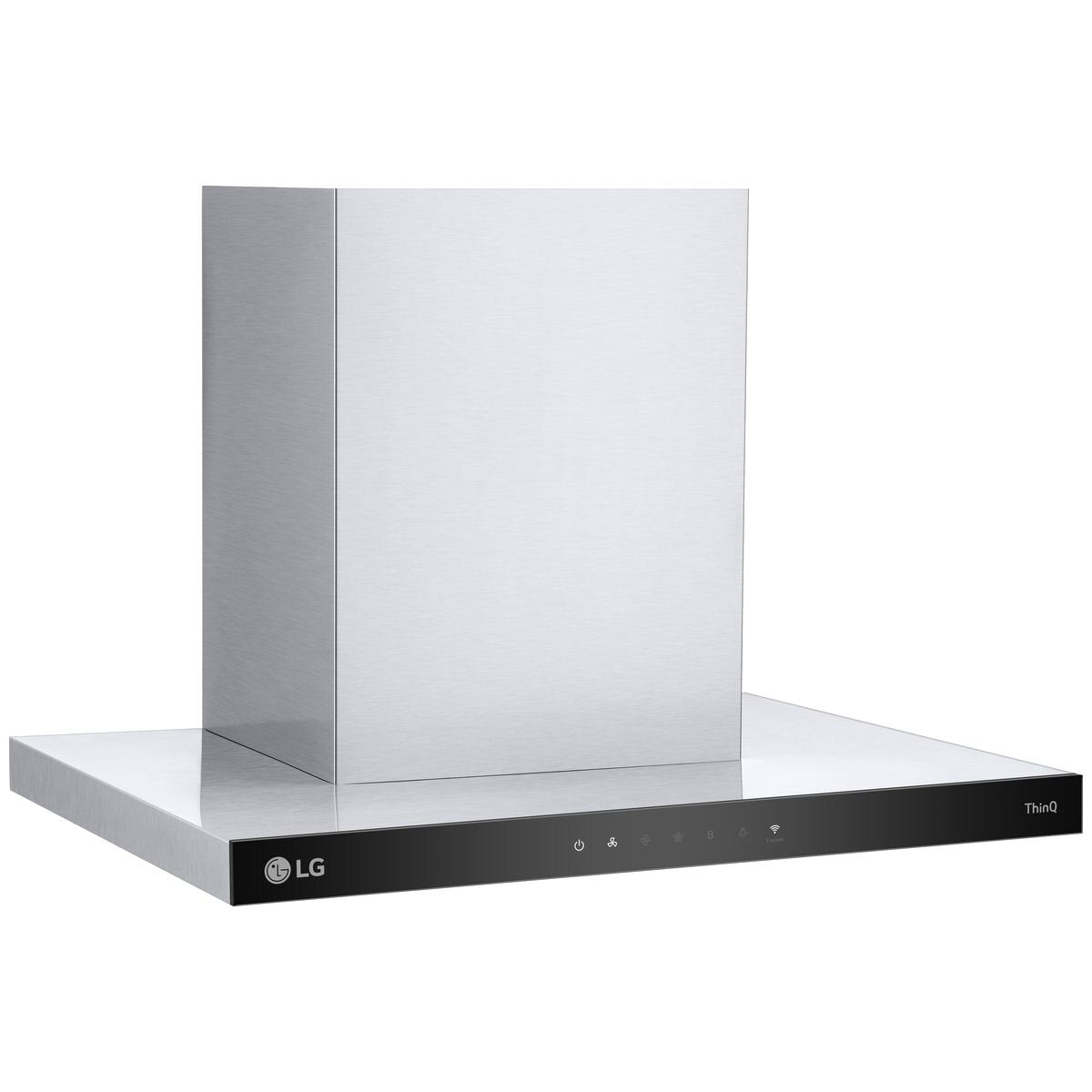 LG 60cm Series 7 canopy rangehood - stainless steel, ThinQ app control, 830m³/h, 4 speeds - BWH607T3S