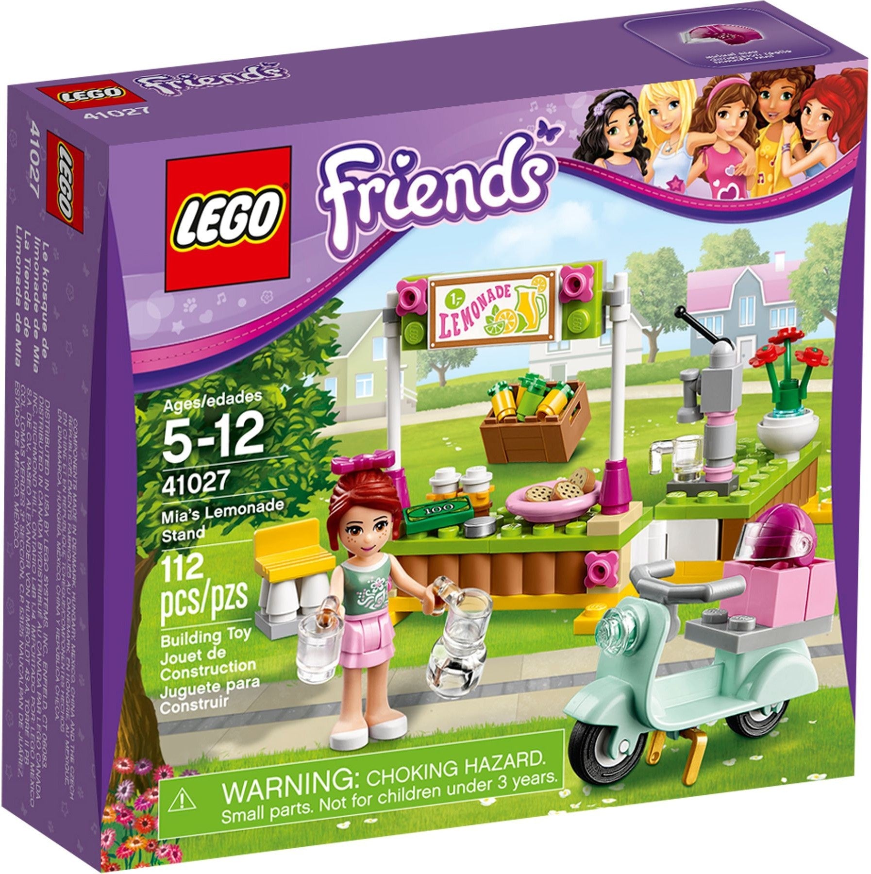 LEGO 41027 Mia's Lemonade Stand: Scooter, Cookies & Fun! - SuperSaverAU - view 1
