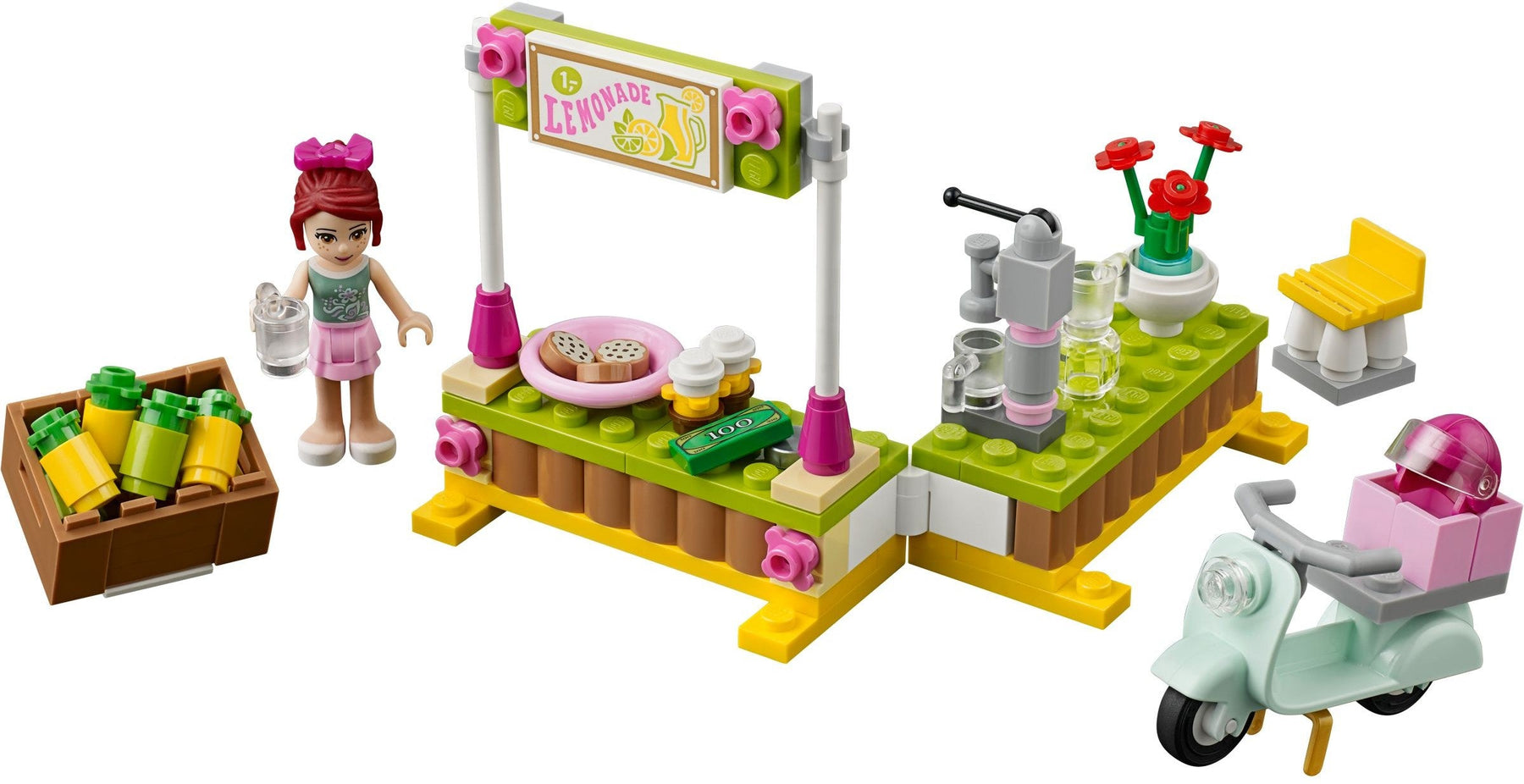 LEGO 41027 Mia's Lemonade Stand: Scooter, Cookies & Fun! - SuperSaverAU - view 4