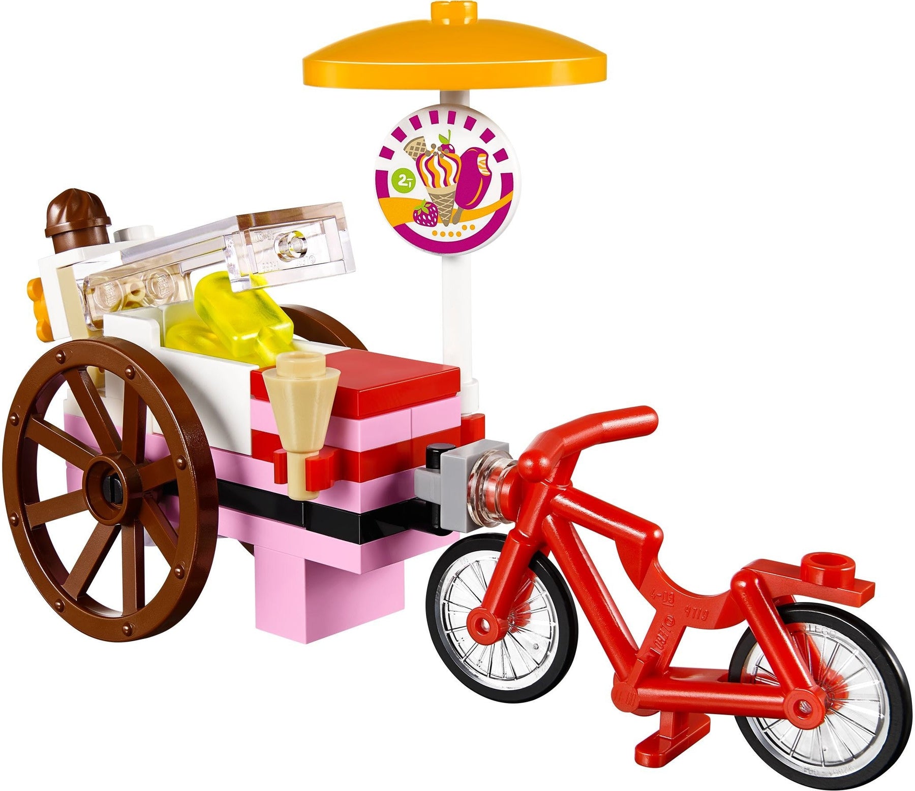 LEGO 41030 Olivia's Ice Cream Bike Playset - Heartlake City - SuperSaverAU - view 2