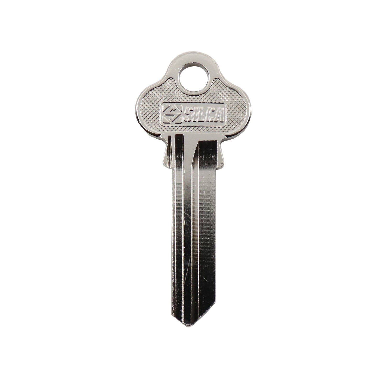 EHI LW5 55mm Silver Blank Key, Nickel Plated Brass