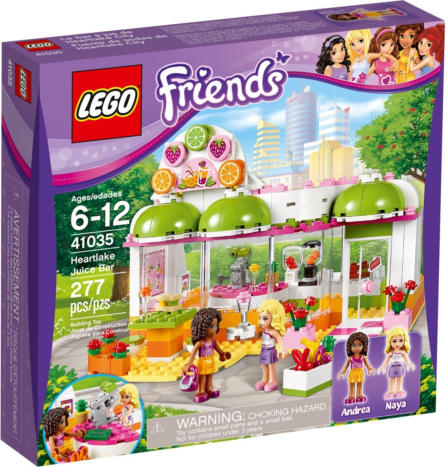 LEGO 41035 Heartlake Juice Bar: Build & Play Smoothie Shop - SuperSaverAU - view 1