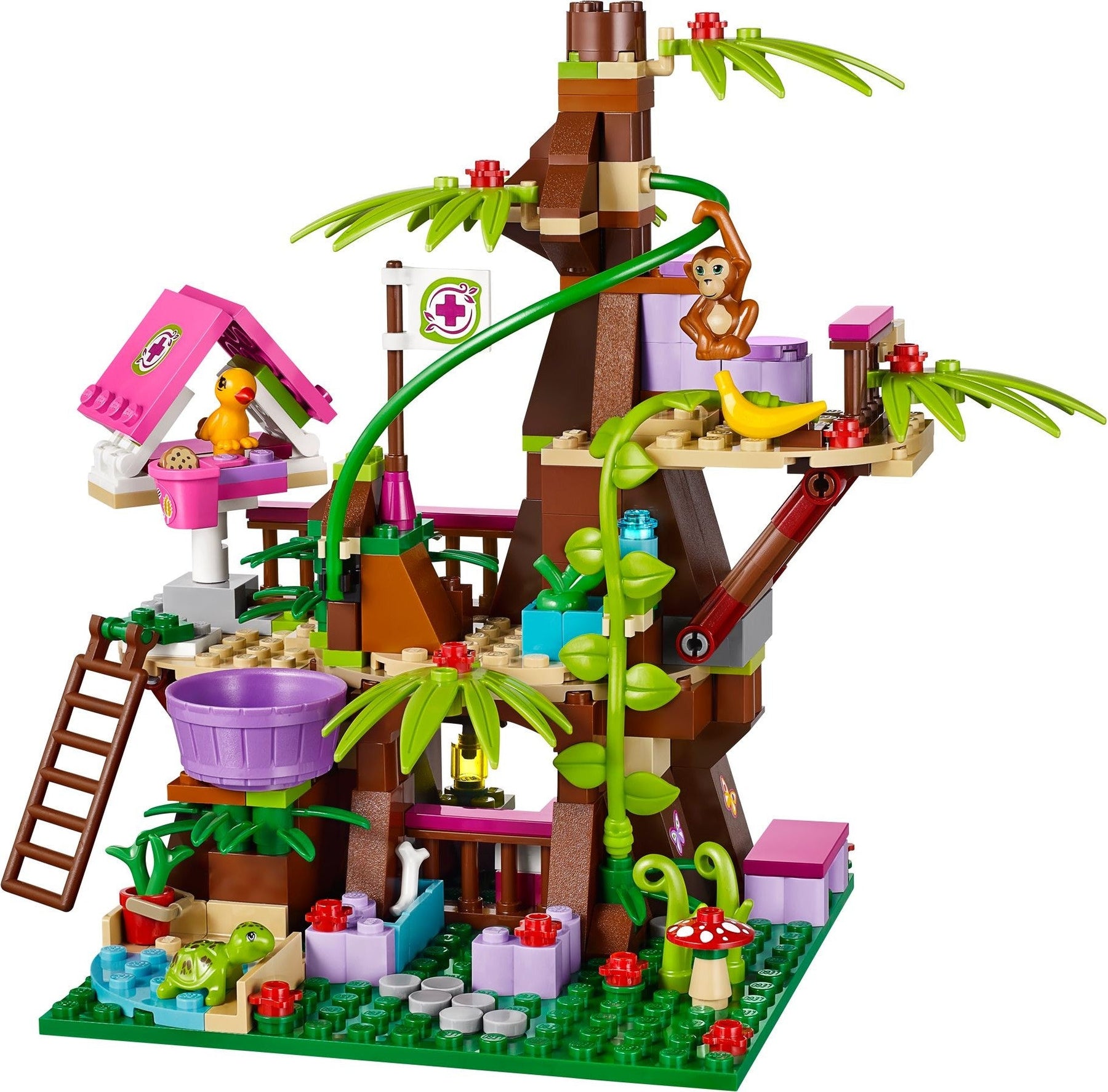 LEGO 41059 Jungle Tree Sanctuary Rescue Center Playset - SuperSaverAU - view 2