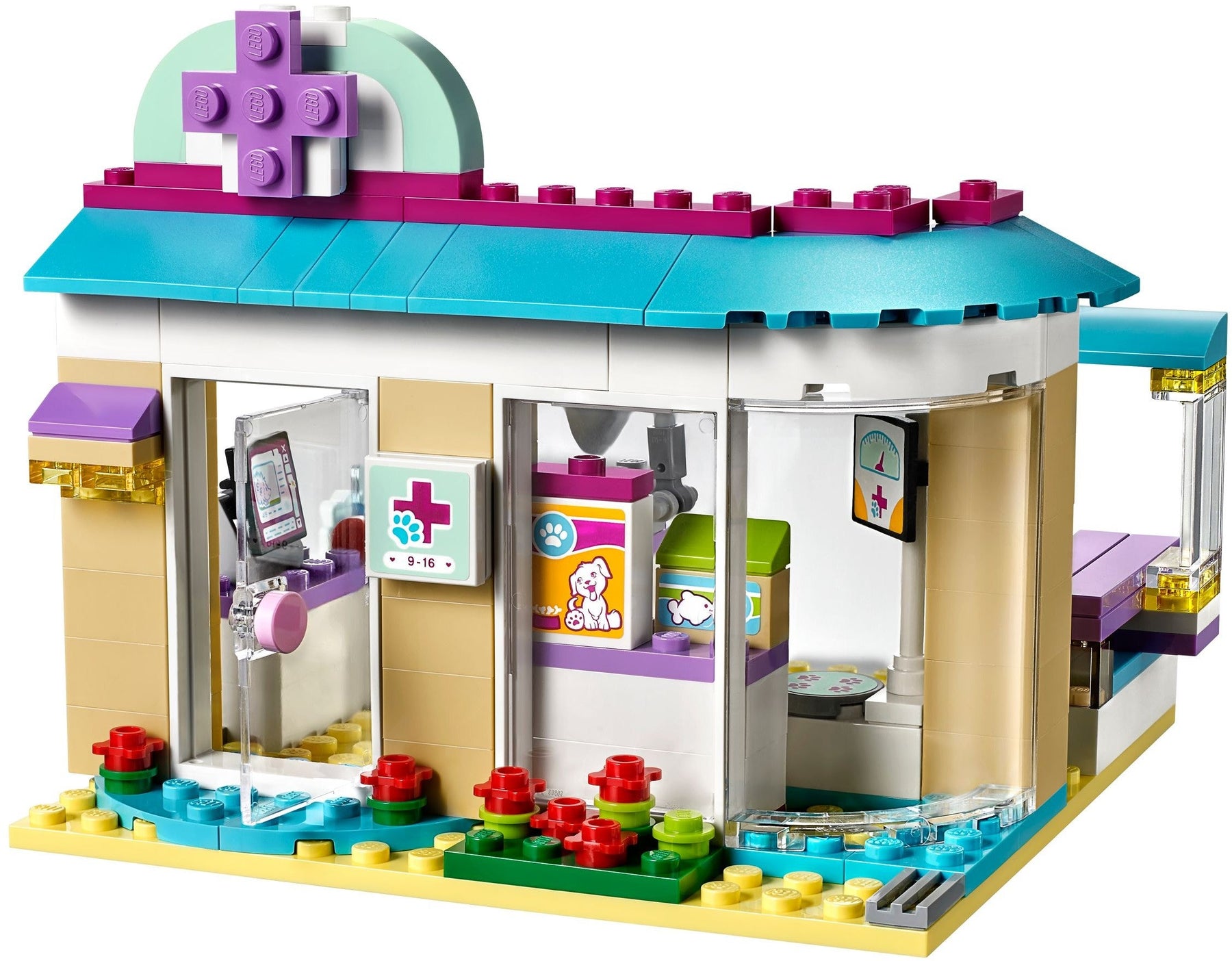 LEGO 41085 Vet Clinic: Pet Rescue & Care Playset - SuperSaverAU - view 2