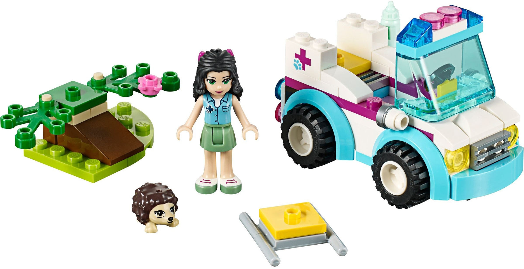 LEGO 41086 Vet Ambulance Rescue: Emma & Hedgehog - SuperSaverAU - view 7