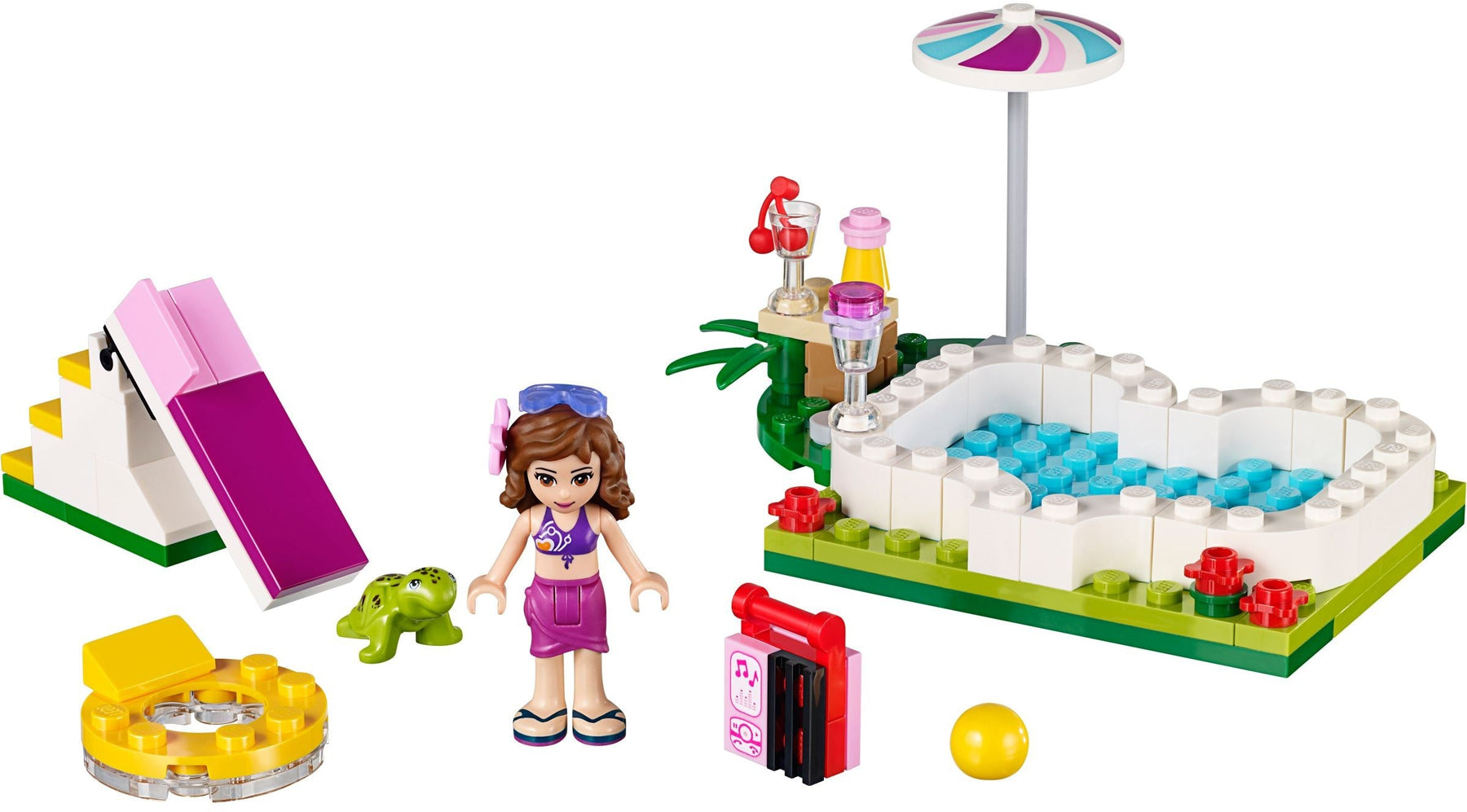 LEGO 41090 Olivia's Garden Pool & Slide - Summer Fun - SuperSaverAU - view 6