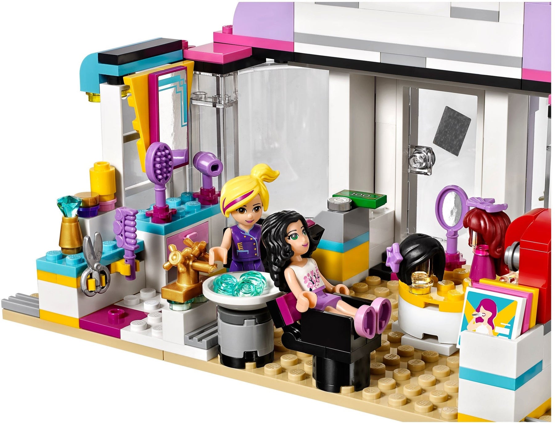 LEGO 41093 Heartlake City Hair Salon Styling Fun - SuperSaverAU - view 3