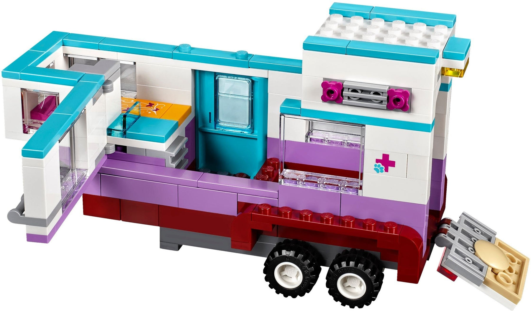 LEGO 41125 Horse Vet Trailer: Rescue & Care for Injured Ponies - SuperSaverAU - view 5