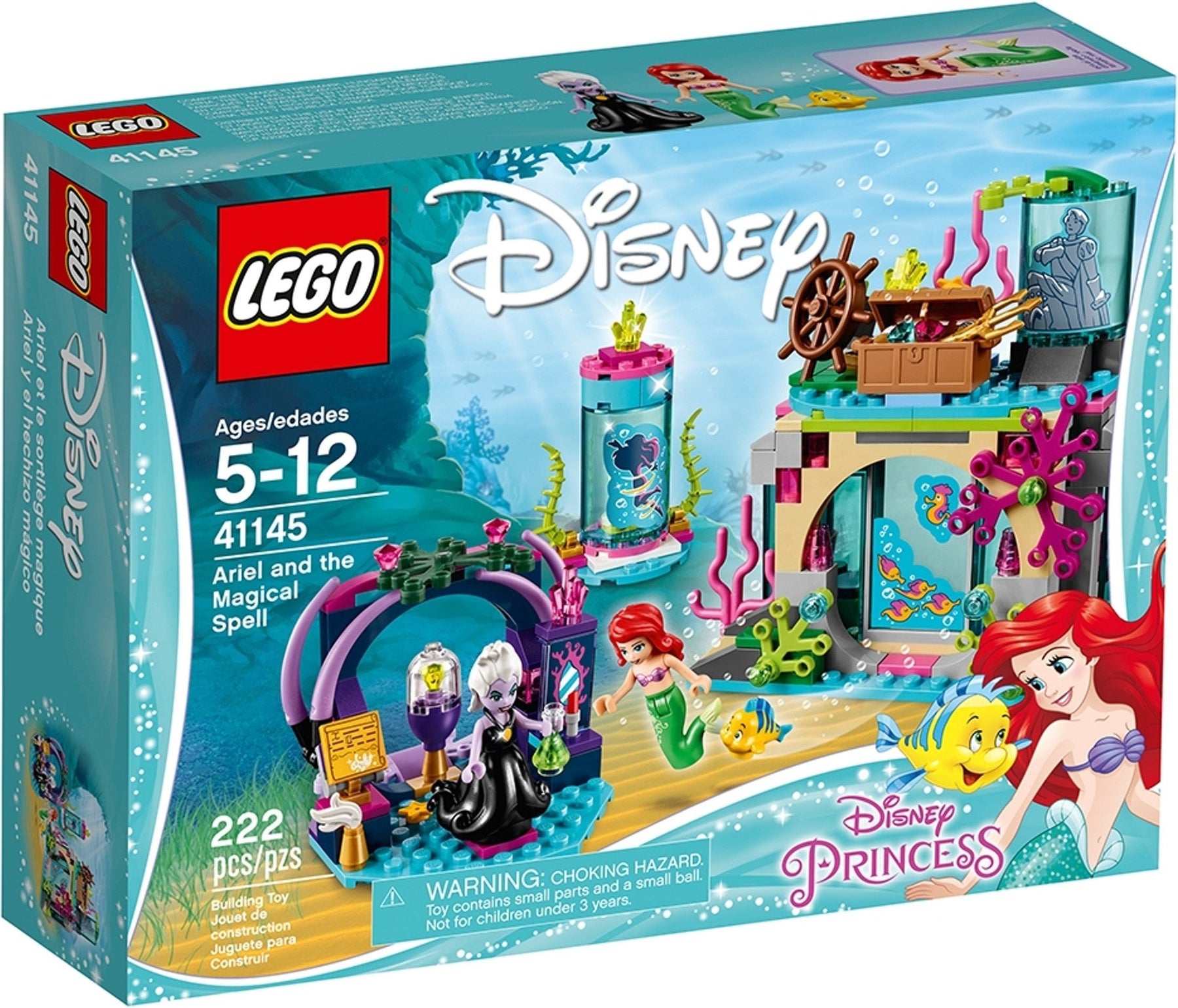 LEGO 41145 Ariel’s Magical Cave Transformation with Ursula & Flounder - SuperSaverAU - view 1