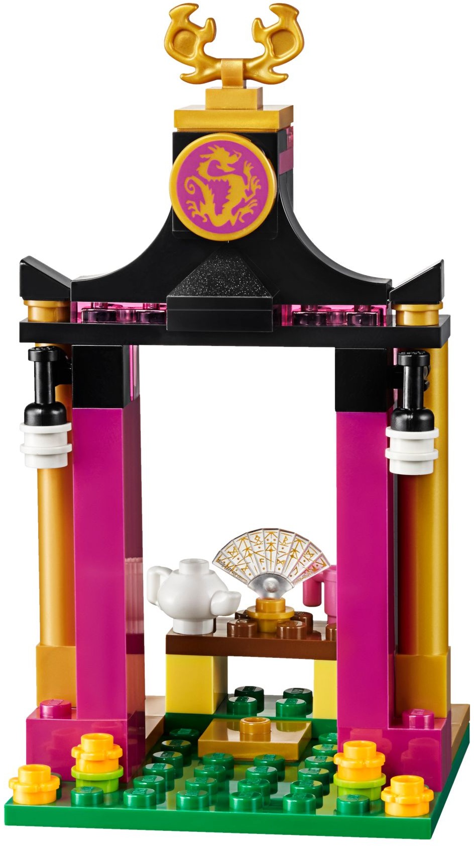 LEGO 41151 Mulan's Training Day: Temple, Khan & Accessories - SuperSaverAU - view 3