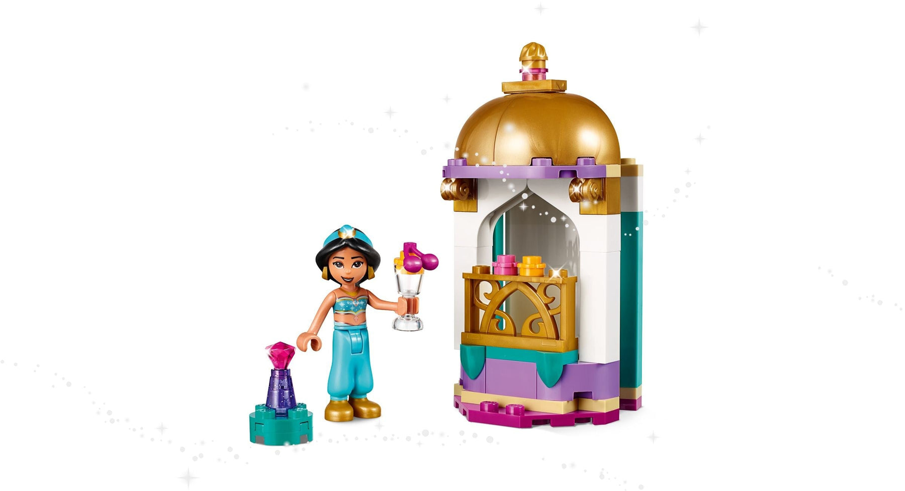 LEGO 41158 Jasmine's Petite Tower | Disney Princess Aladdin Set - SuperSaverAU - view 2