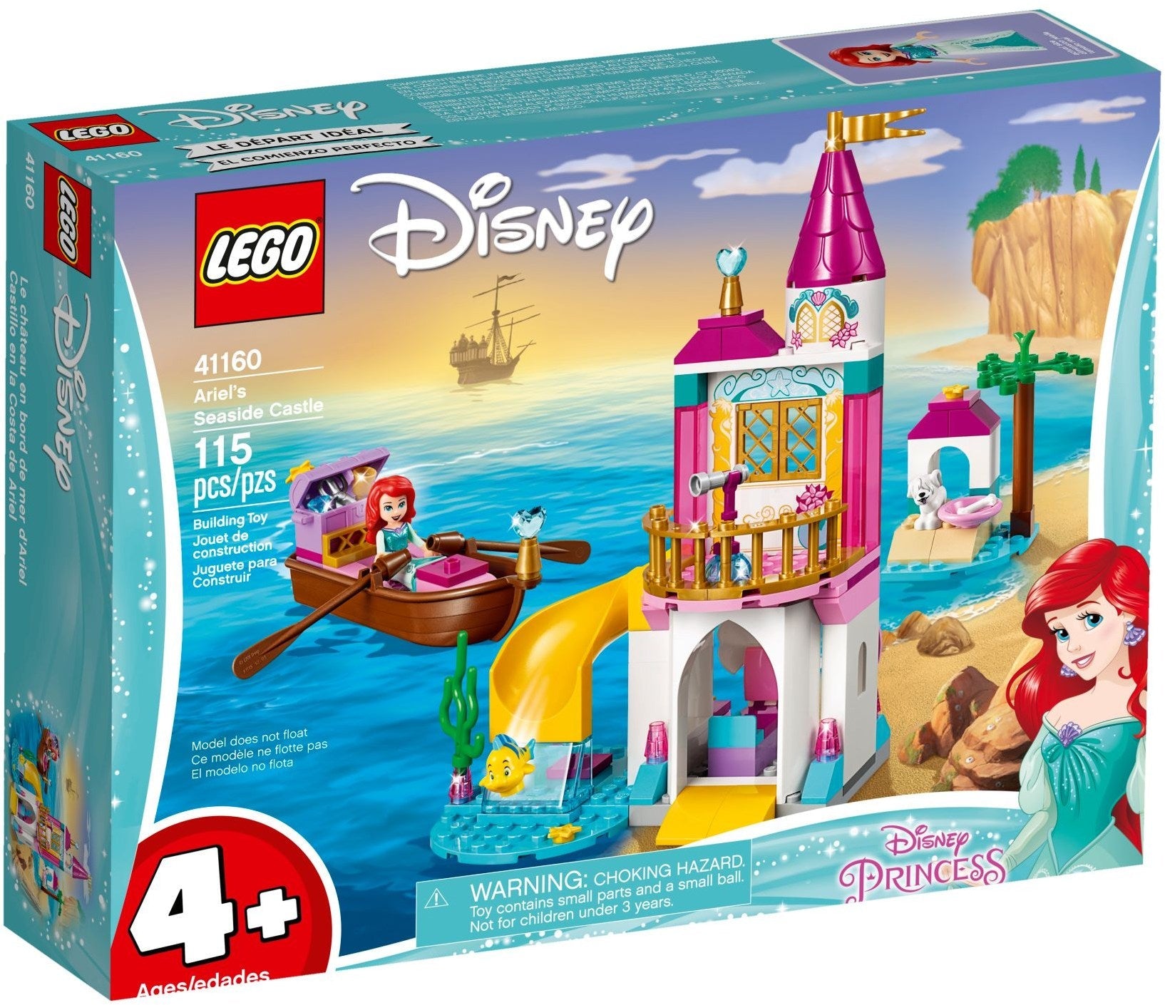 LEGO 41160 Ariel's Seaside Castle: Disney Princess Building Toy - SuperSaverAU - view 1