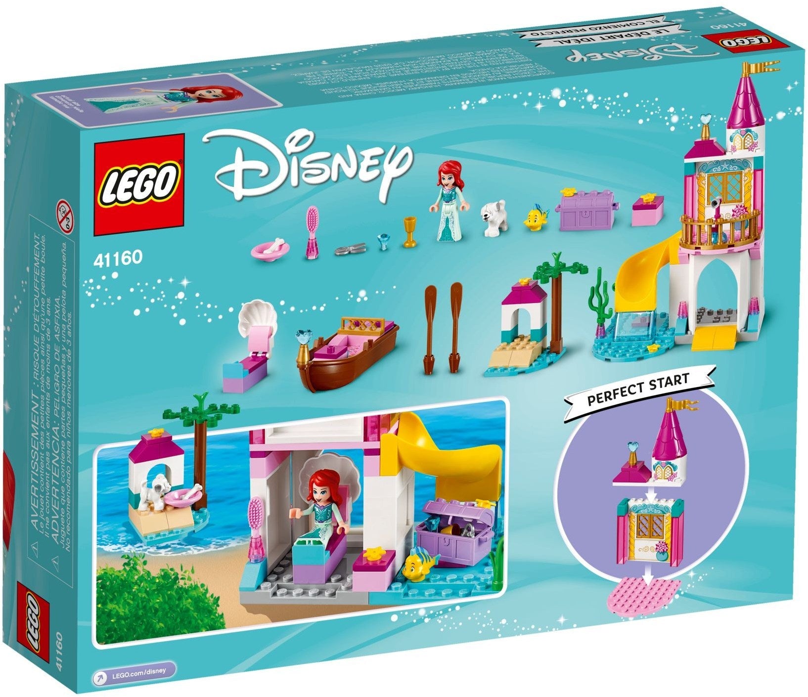LEGO 41160 Ariel's Seaside Castle: Disney Princess Building Toy - SuperSaverAU - view 4