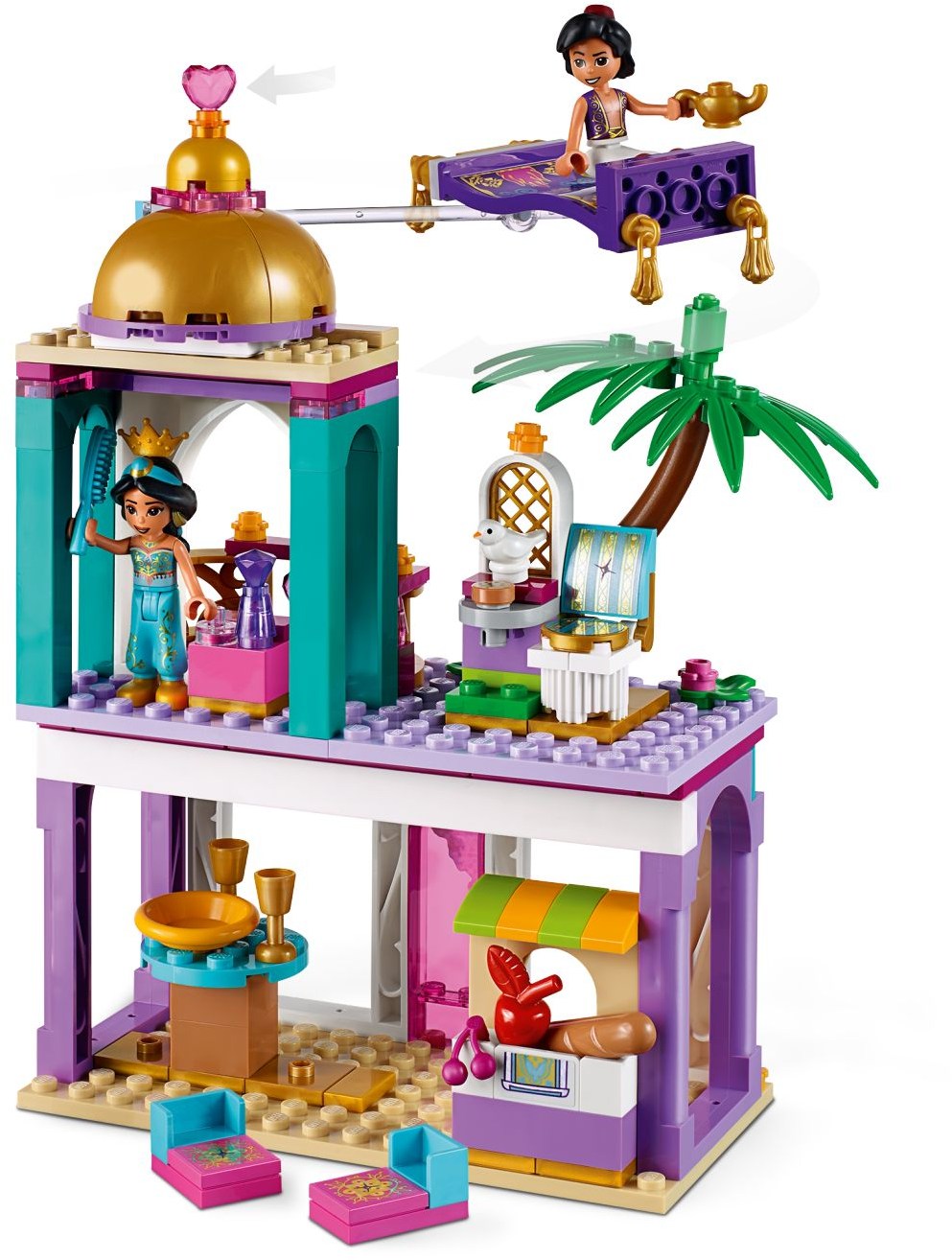LEGO 41161 Aladdin & Jasmine's Palace Adventures - SuperSaverAU - view 3