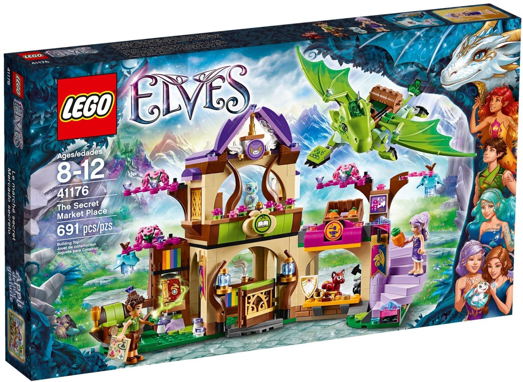 LEGO 41176 Elves Secret Market Place Dragon & Animal Set - SuperSaverAU - view 1