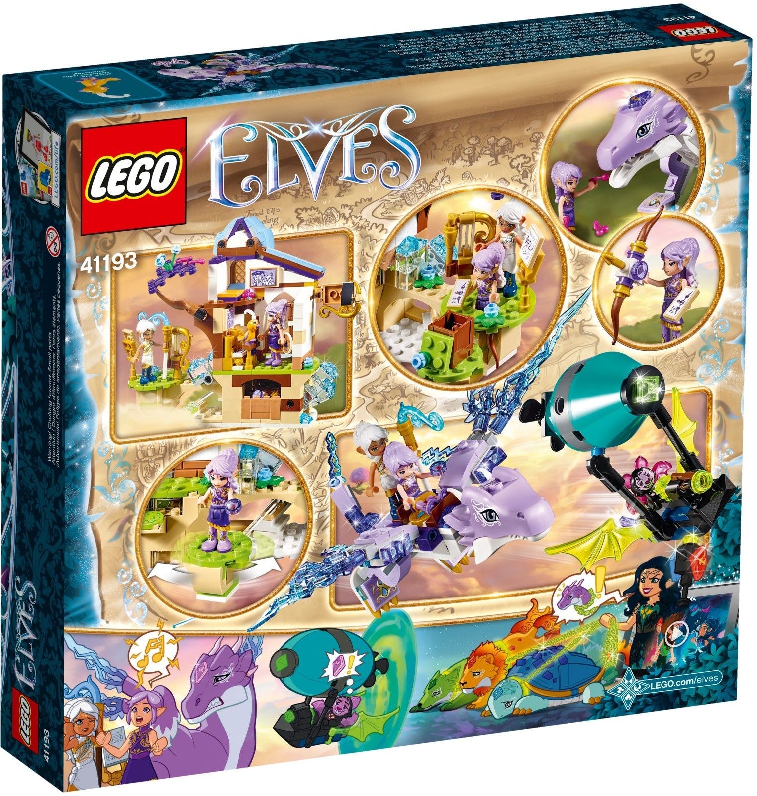 LEGO 41193 Aira & the Wind Dragon Elves Set - SuperSaverAU - view 2
