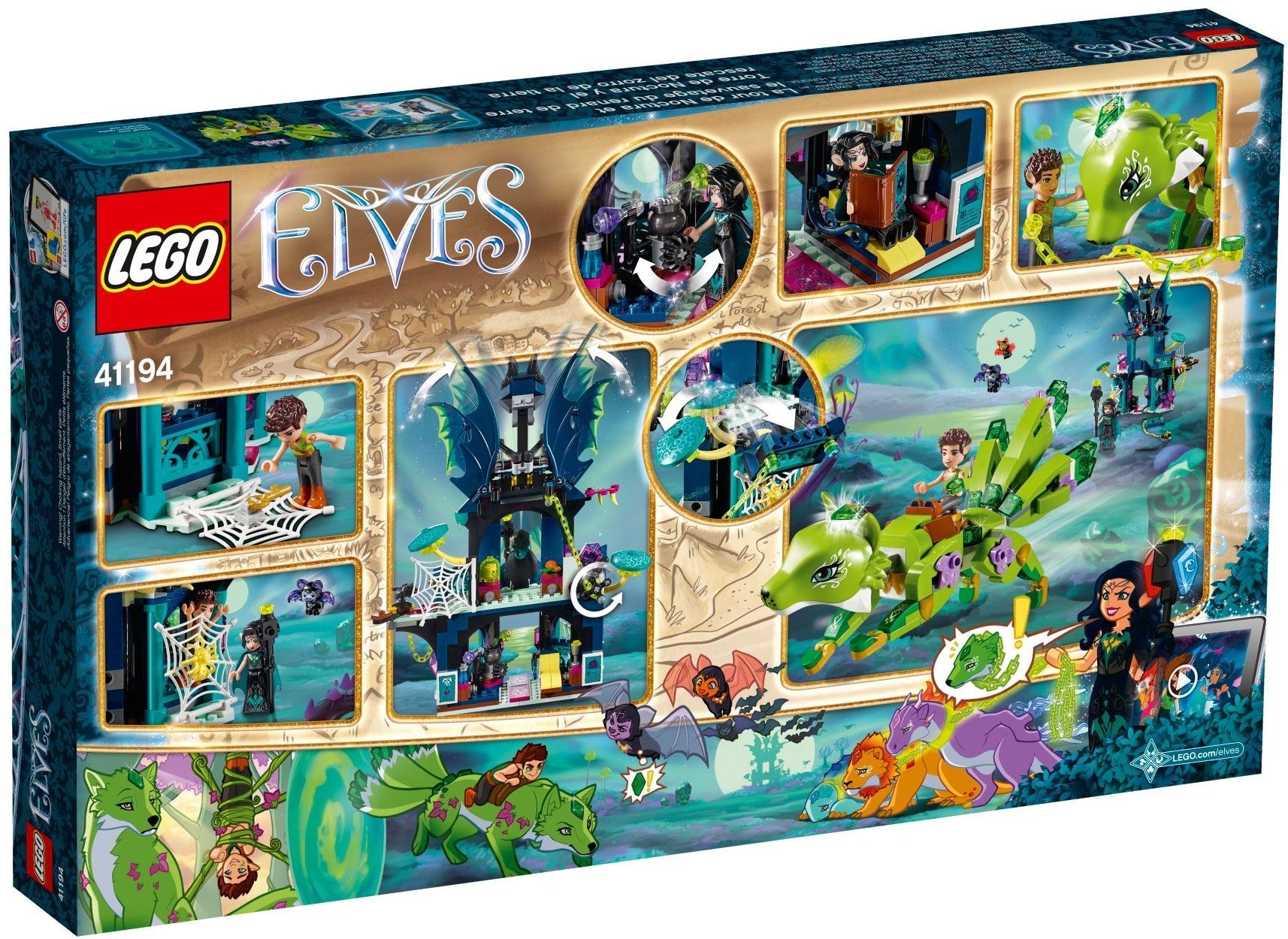 LEGO 41194 Noctura's Tower & Earth Fox Rescue - SuperSaverAU - view 2