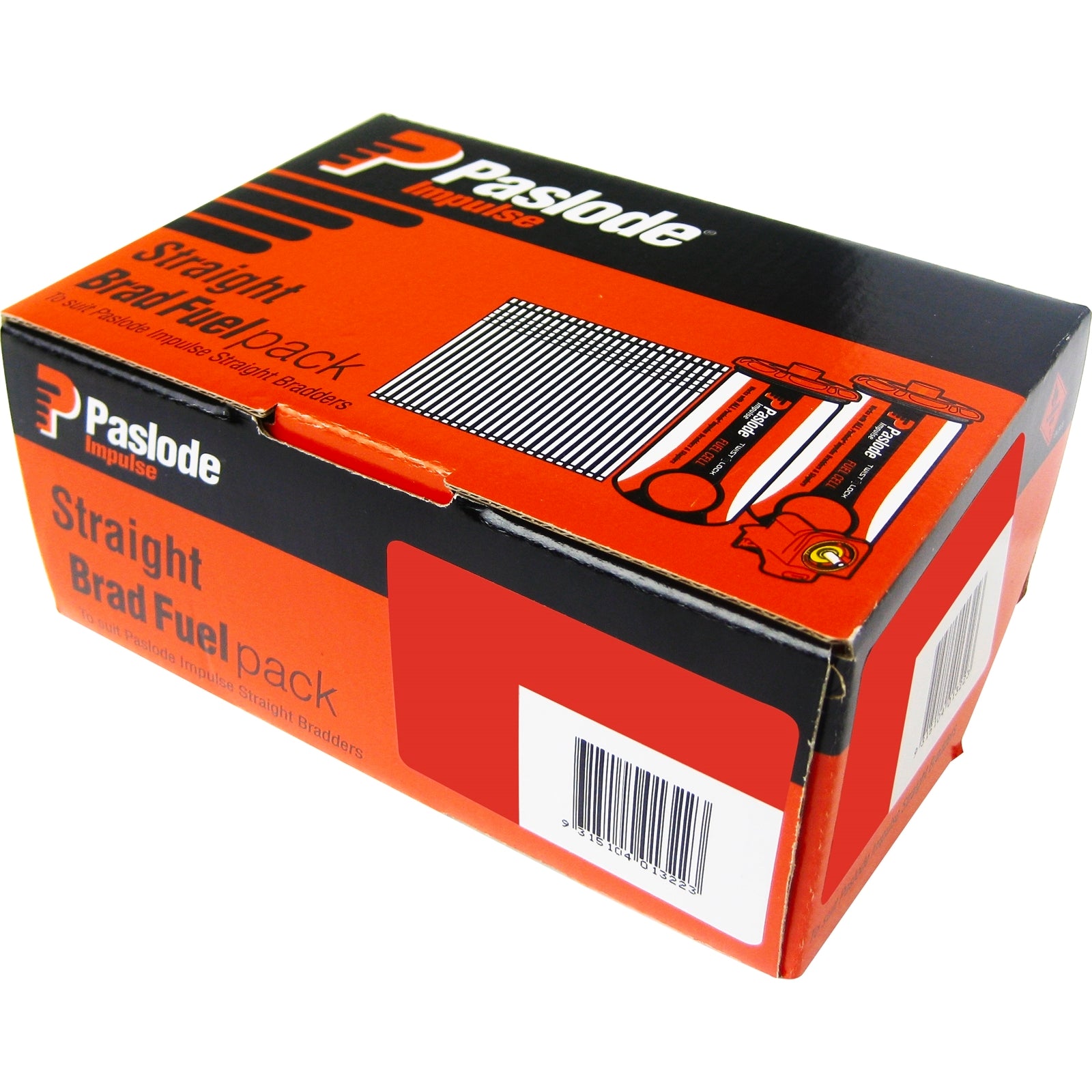 Paslode ND Series 50mm 14G Straight Brad Nails with Fuel Stainless Steel Finish 2000 Pack