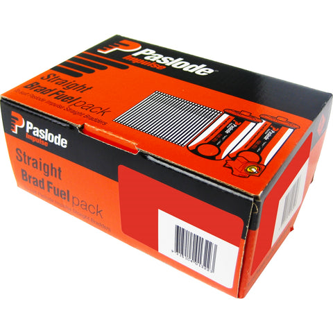Paslode ND Series 50mm 14G Straight Brad Nails with Fuel Stainless Steel Finish 2000 Pack