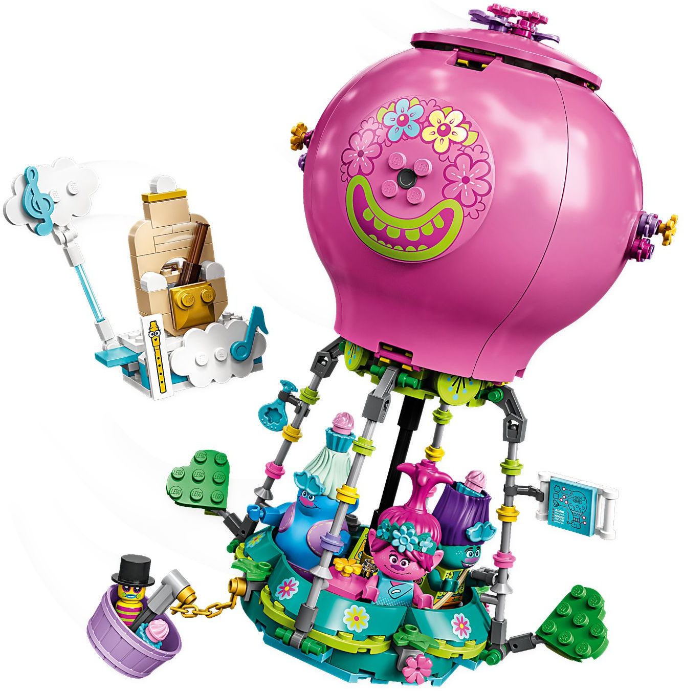 LEGO 41252 Trolls Poppy's Hot Air Balloon Adventure Toy - SuperSaverAU - view 2