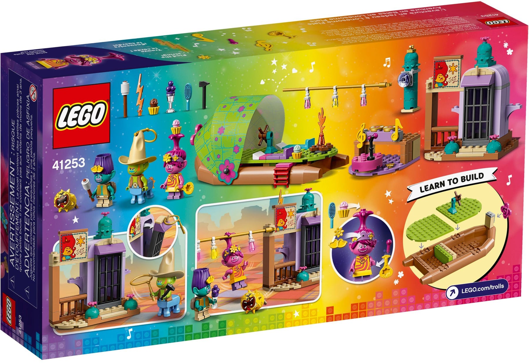 LEGO Trolls World Tour Lonesome Flats Raft Adventure 41253 Kids Building Kit- Auzzi Store