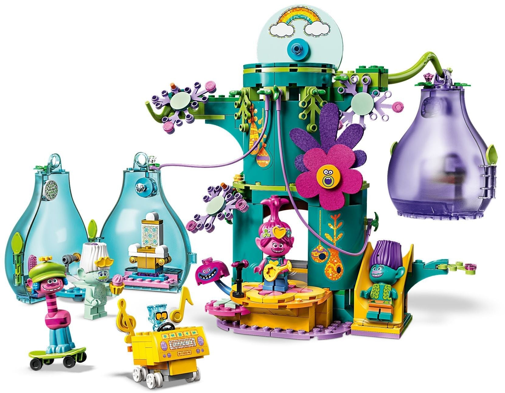LEGO 41255 Trolls World Tour Pop Village Celebration - SuperSaverAU - view 2