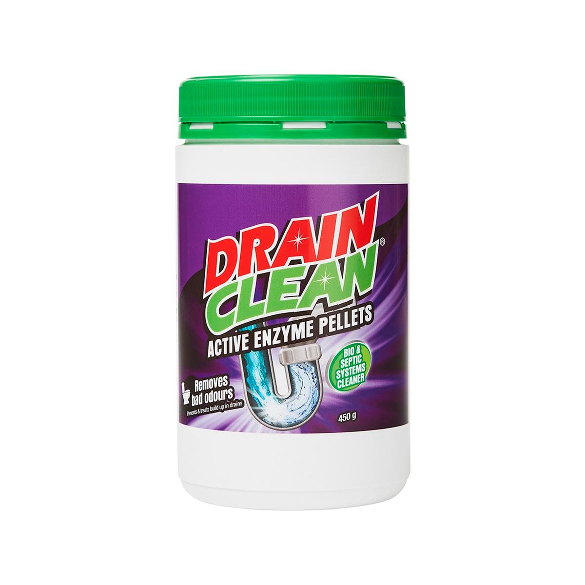 Drain Clean Active Enzyme Pellets 450g
