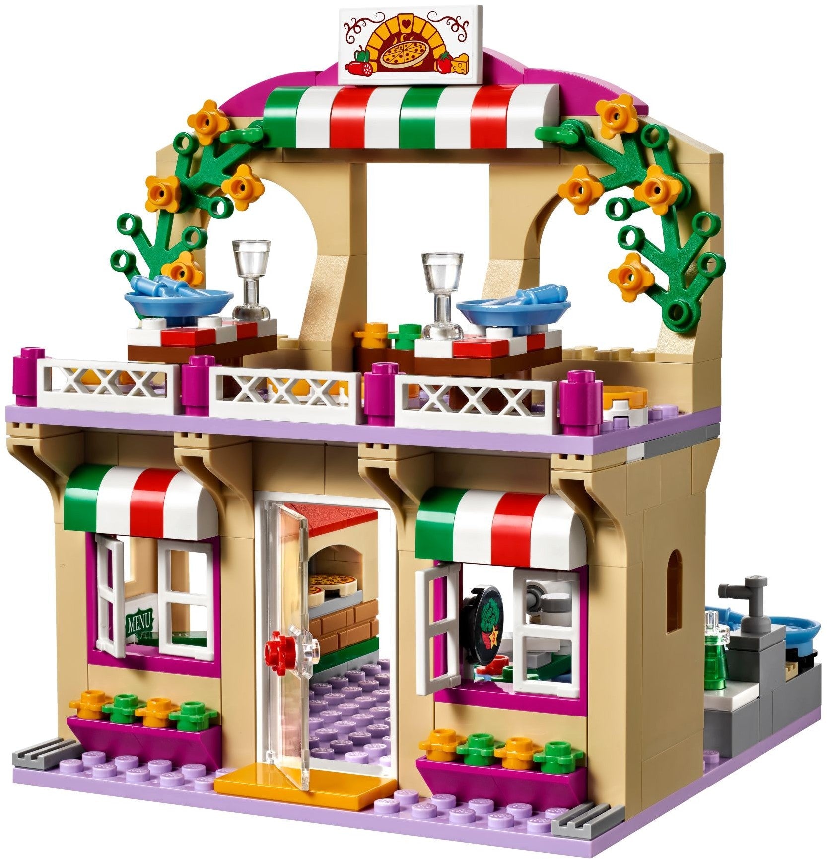 LEGO 41311 Heartlake Pizzeria: Build, Bake & Serve Pizza! - SuperSaverAU - view 3
