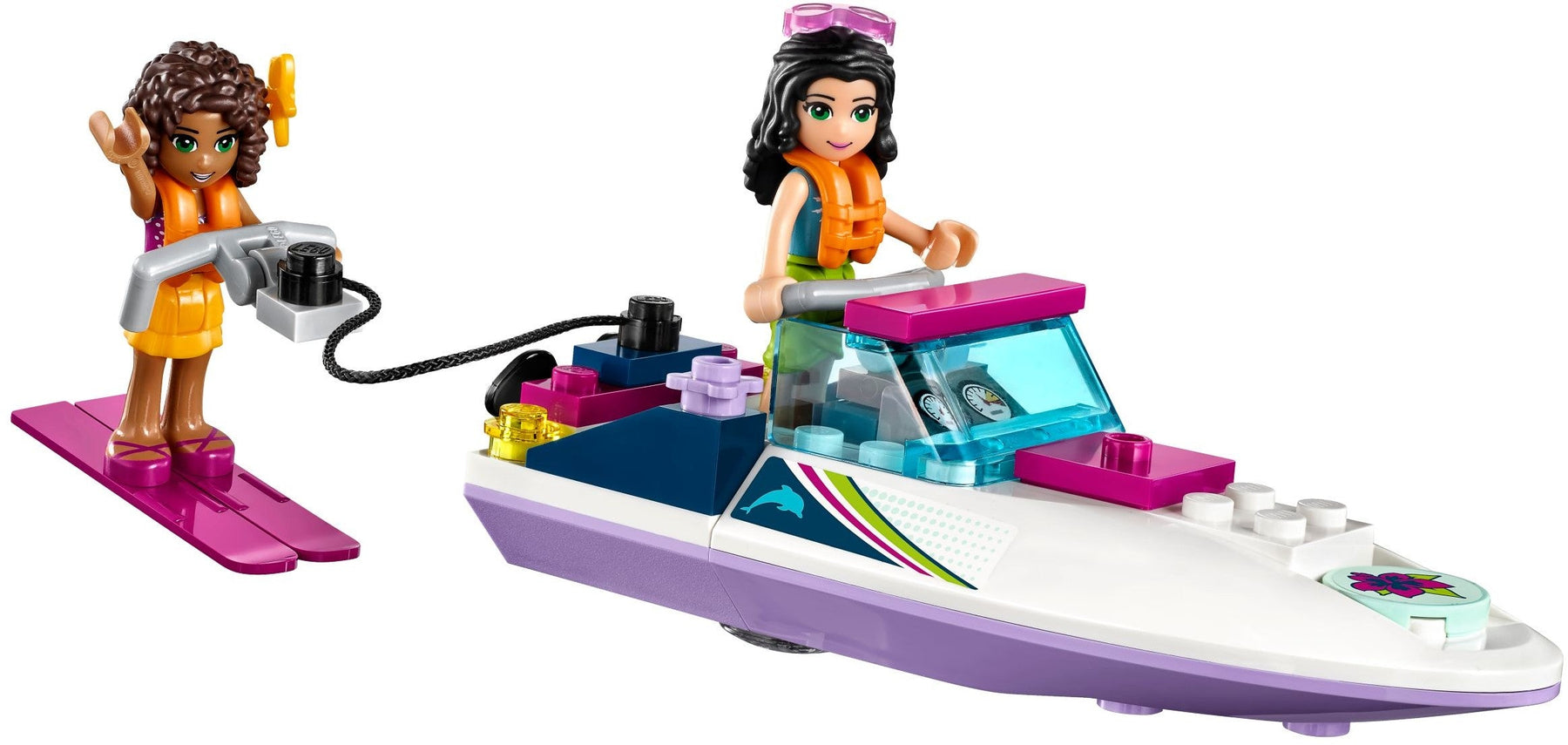 LEGO 41316 Andrea's Speedboat Transporter & Beach Party Playset - SuperSaverAU - view 3