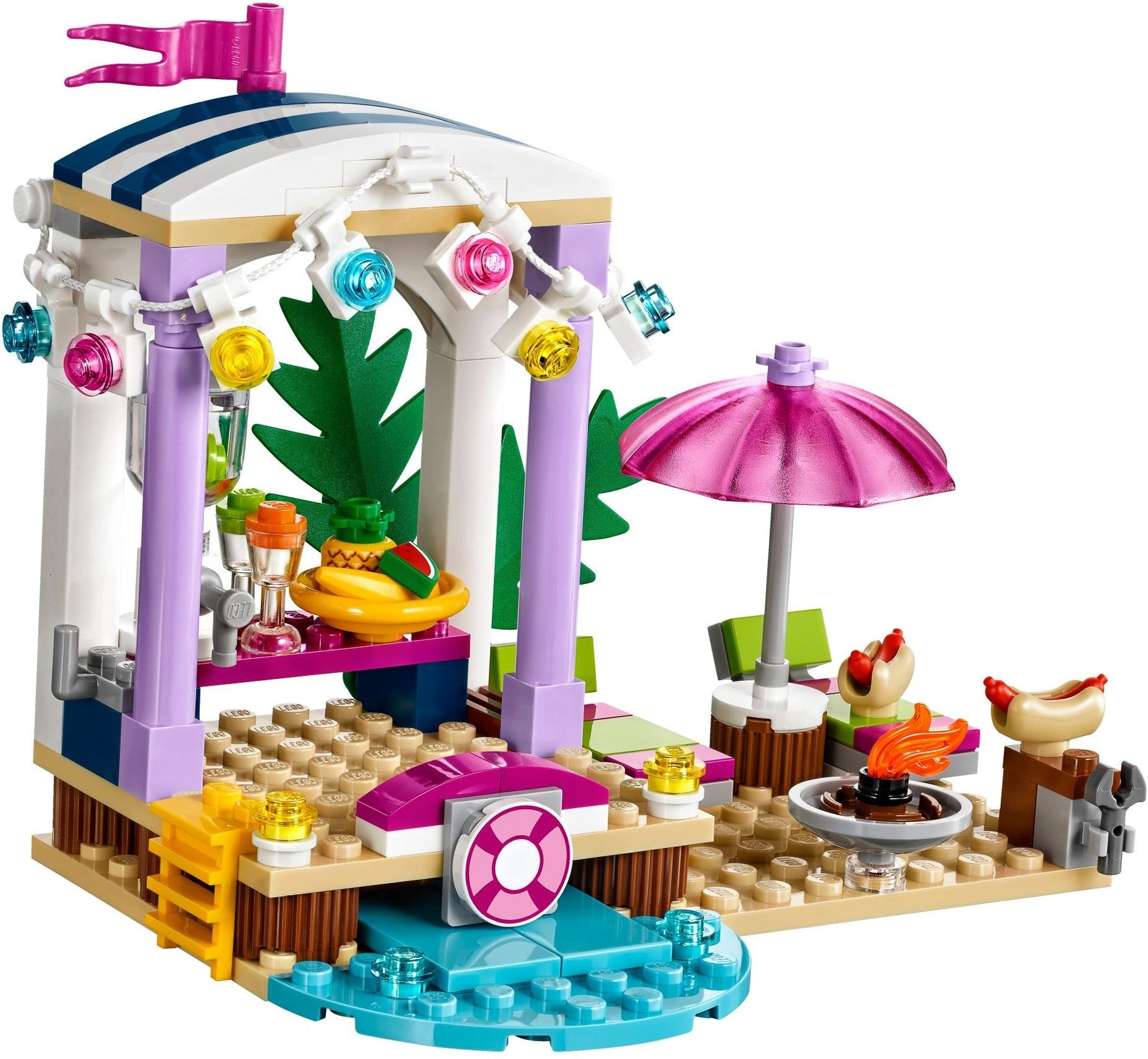 LEGO 41316 Andrea's Speedboat Transporter & Beach Party Playset - SuperSaverAU - view 4