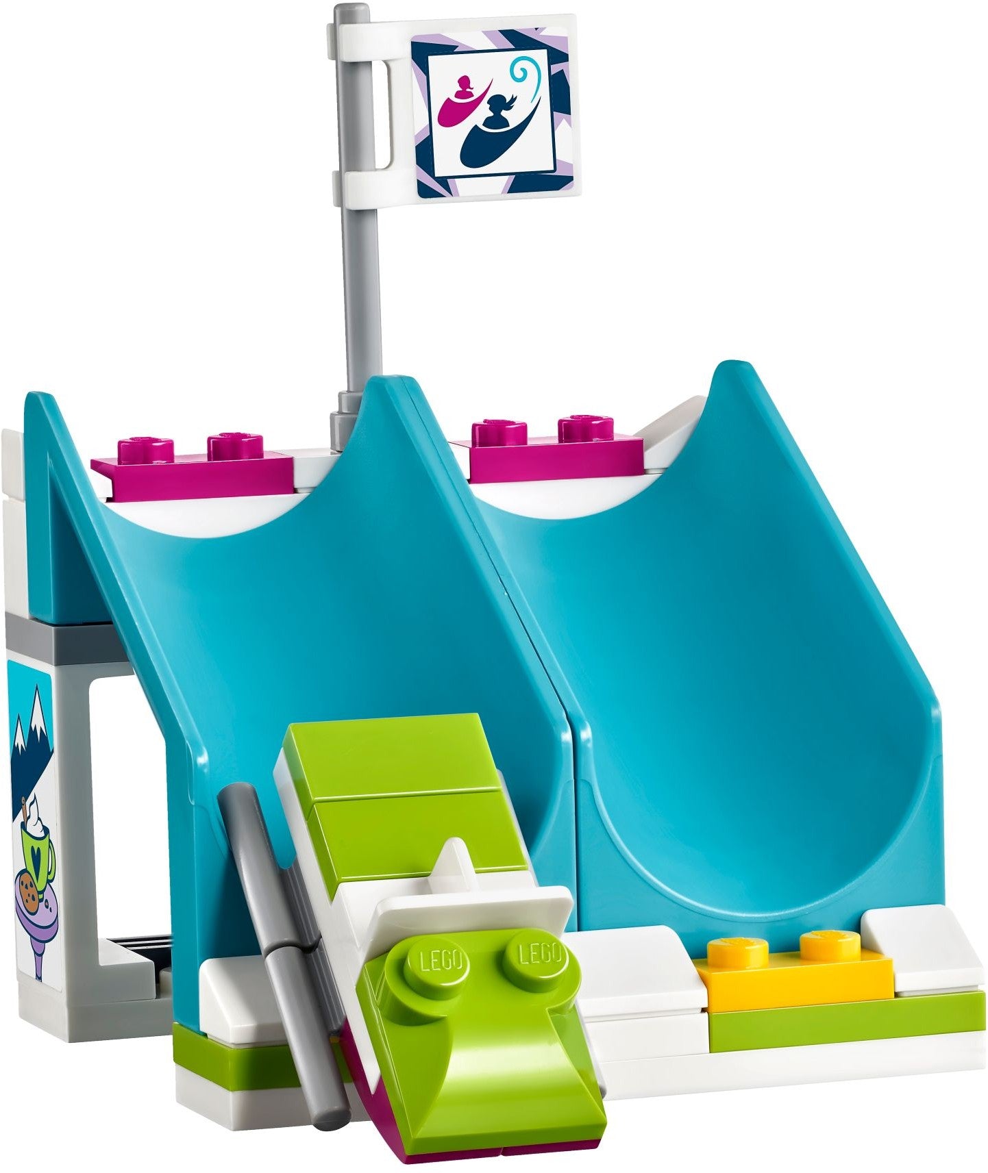 LEGO 41319 Snow Resort Hot Chocolate Van with Slide - SuperSaverAU - view 7